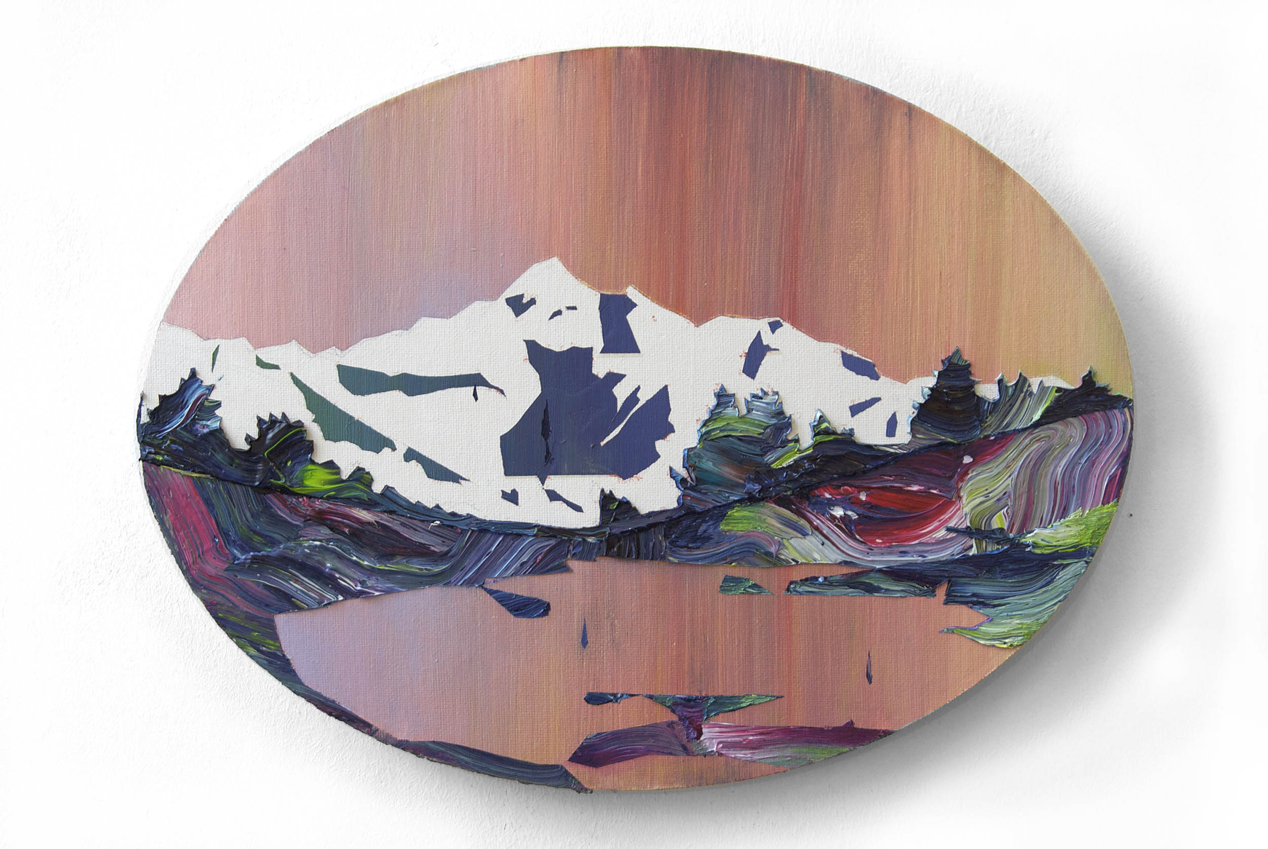   Alpinism I  oil on cardboard 30 x 40 cm, 2010 