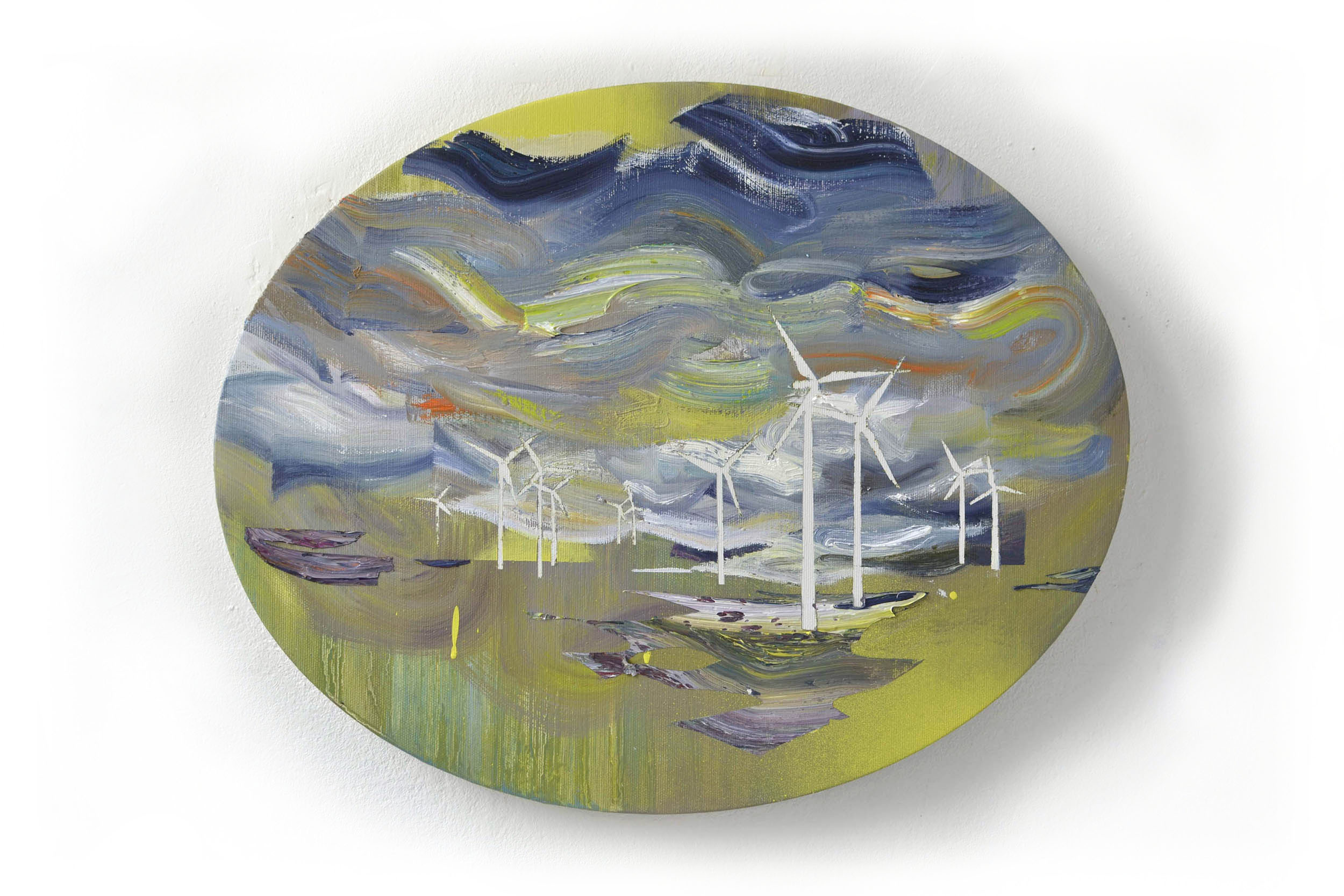   Fläming II  oil on canvas 40 x 50 cm, 2014 