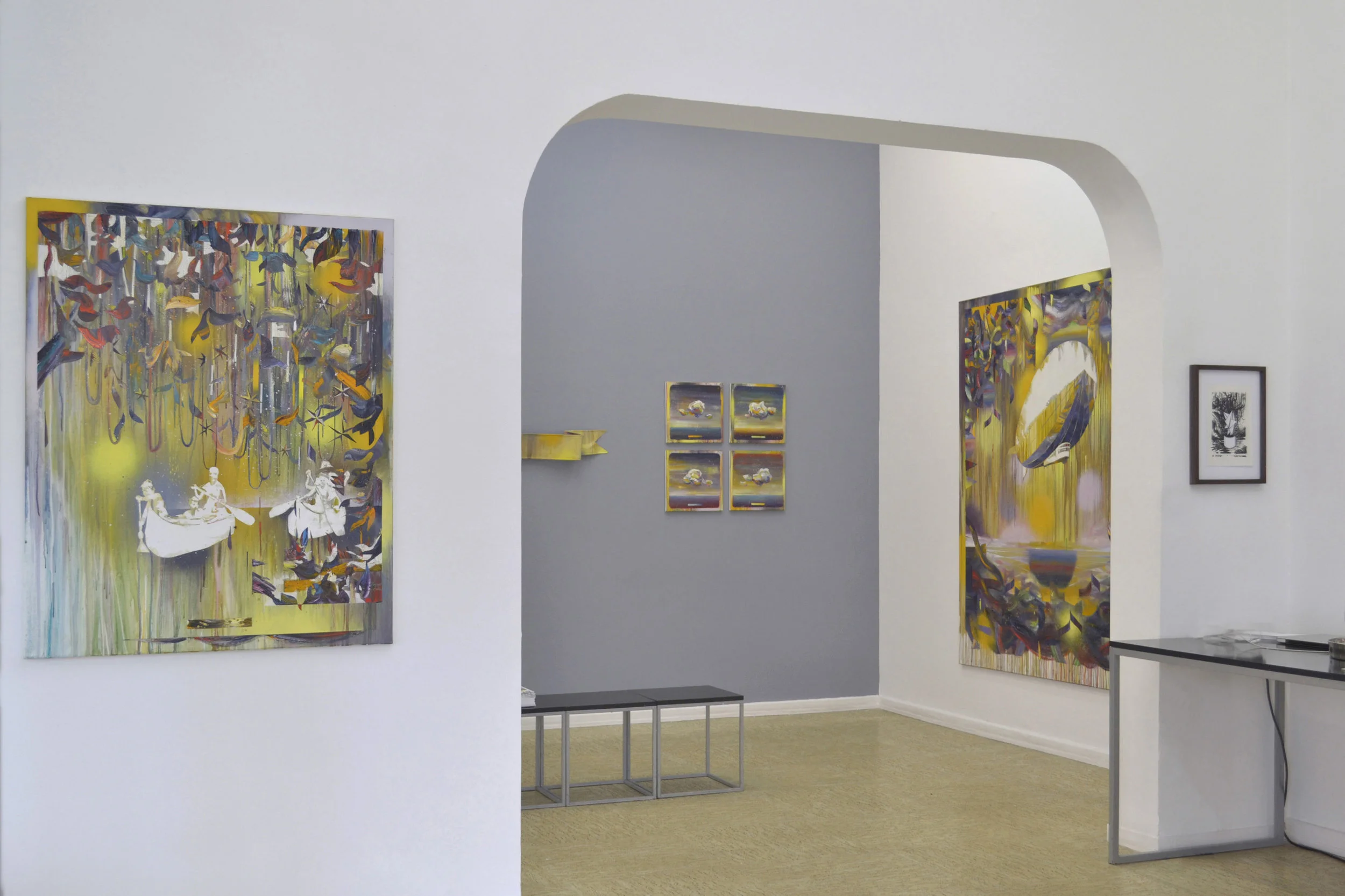Exil im Malstrom Galerie Greulich Frankfurt/Main, 2018