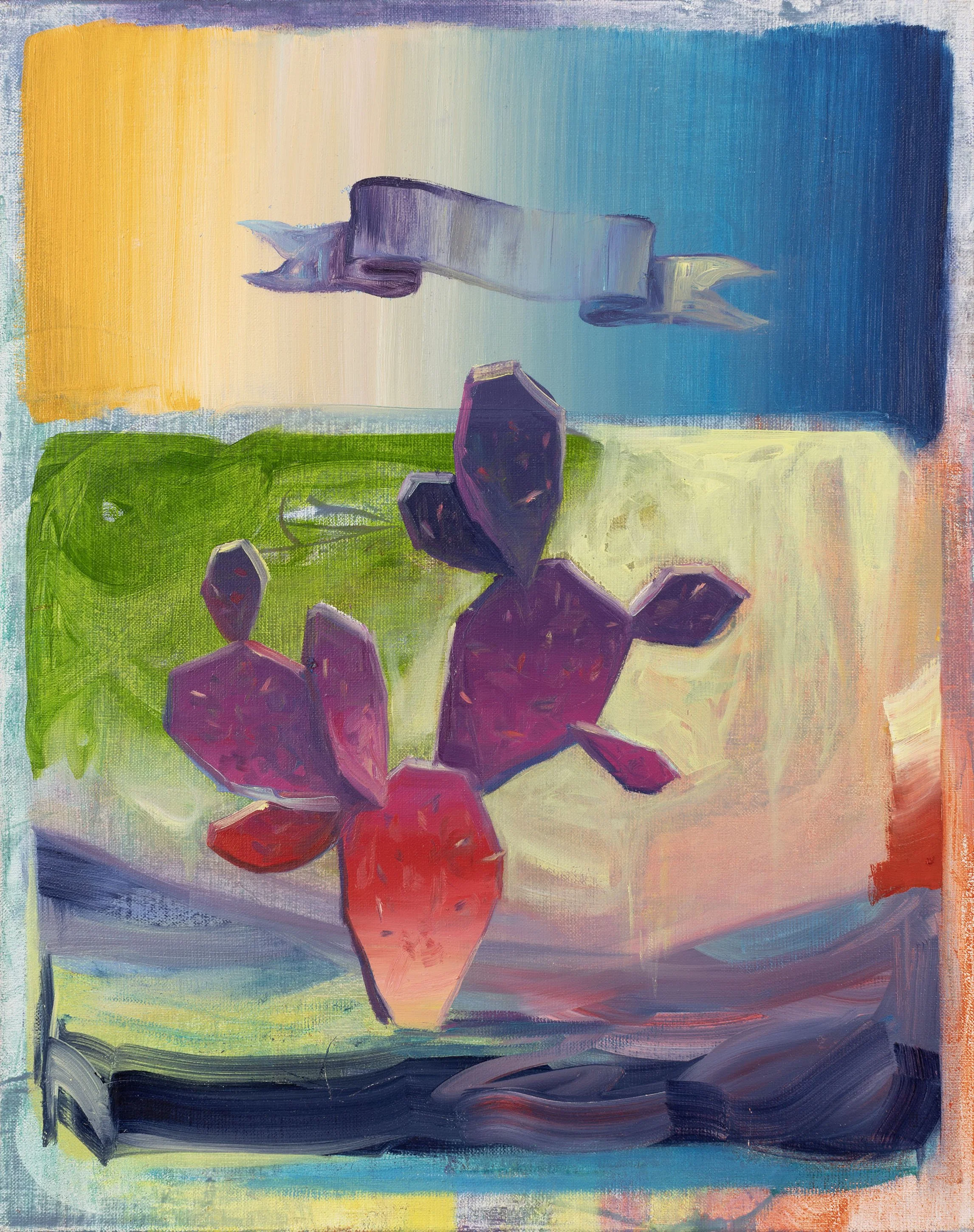   Texcoco I  oil on canvas 50 × 40 cm, 2025 