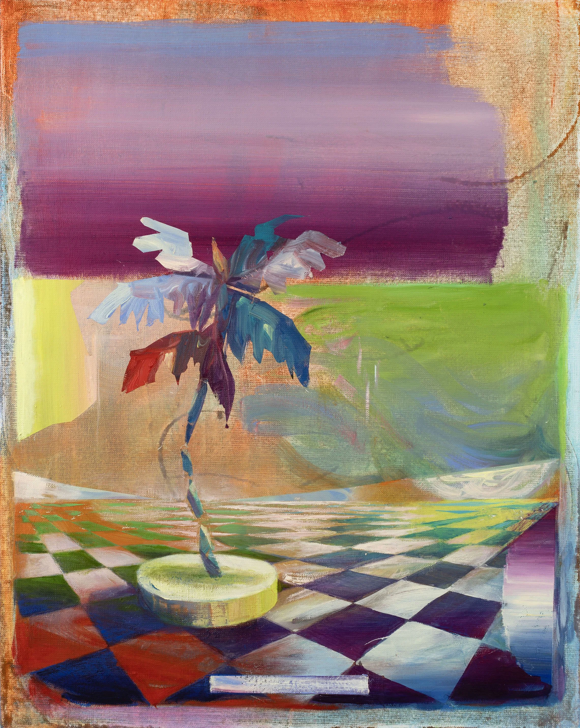   Texcoco II  oil on canvas 50 × 40 cm, 2025 