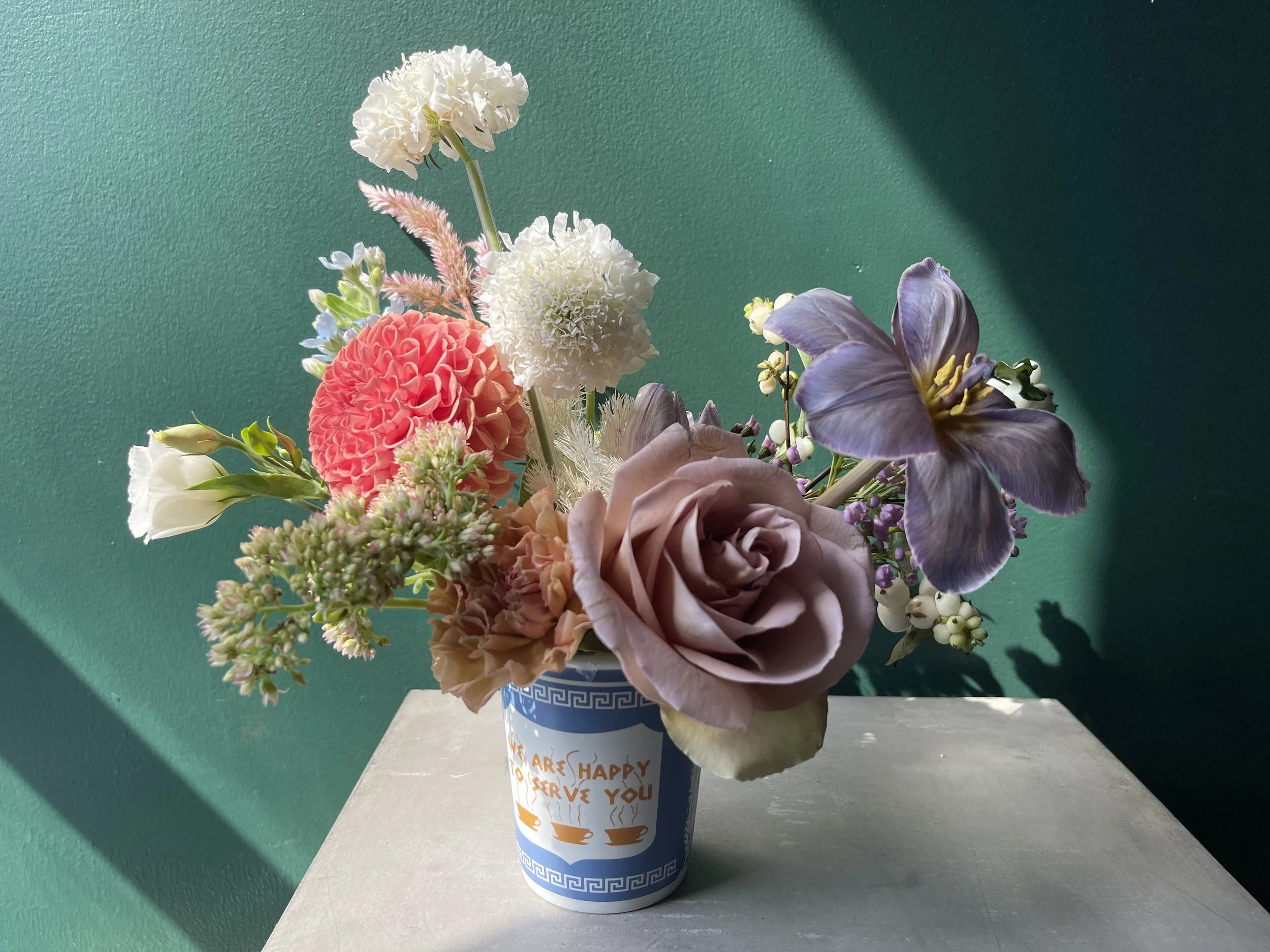 Happy To Serve You Arrangement