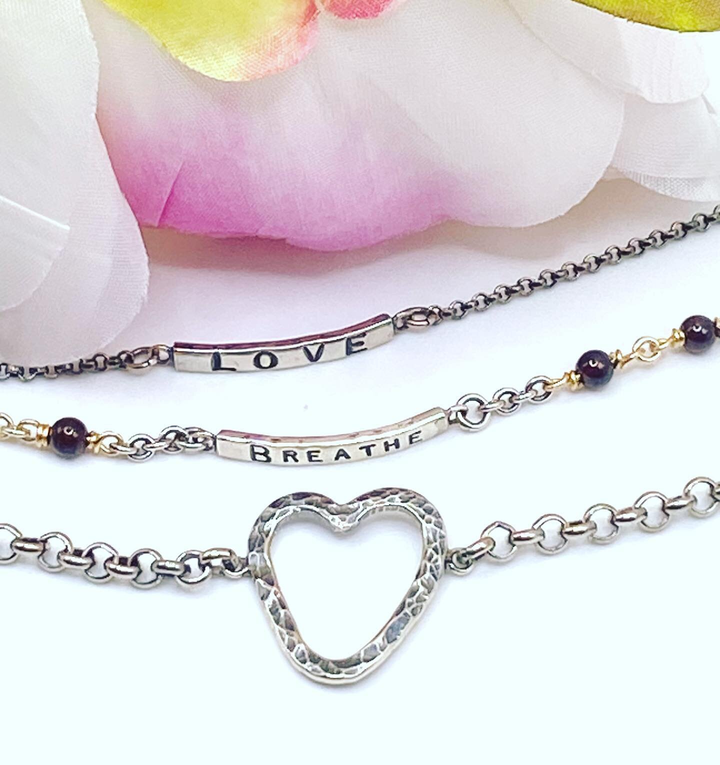 We have so many pretty things for Mother&rsquo;s Day! Stop by! 💖 #gairussojewelry #heartbracelet #lovebracelet #love #breathe #yogamom #shopdtw #shopcle #shoplocal #shopsmall #mom #mothersday