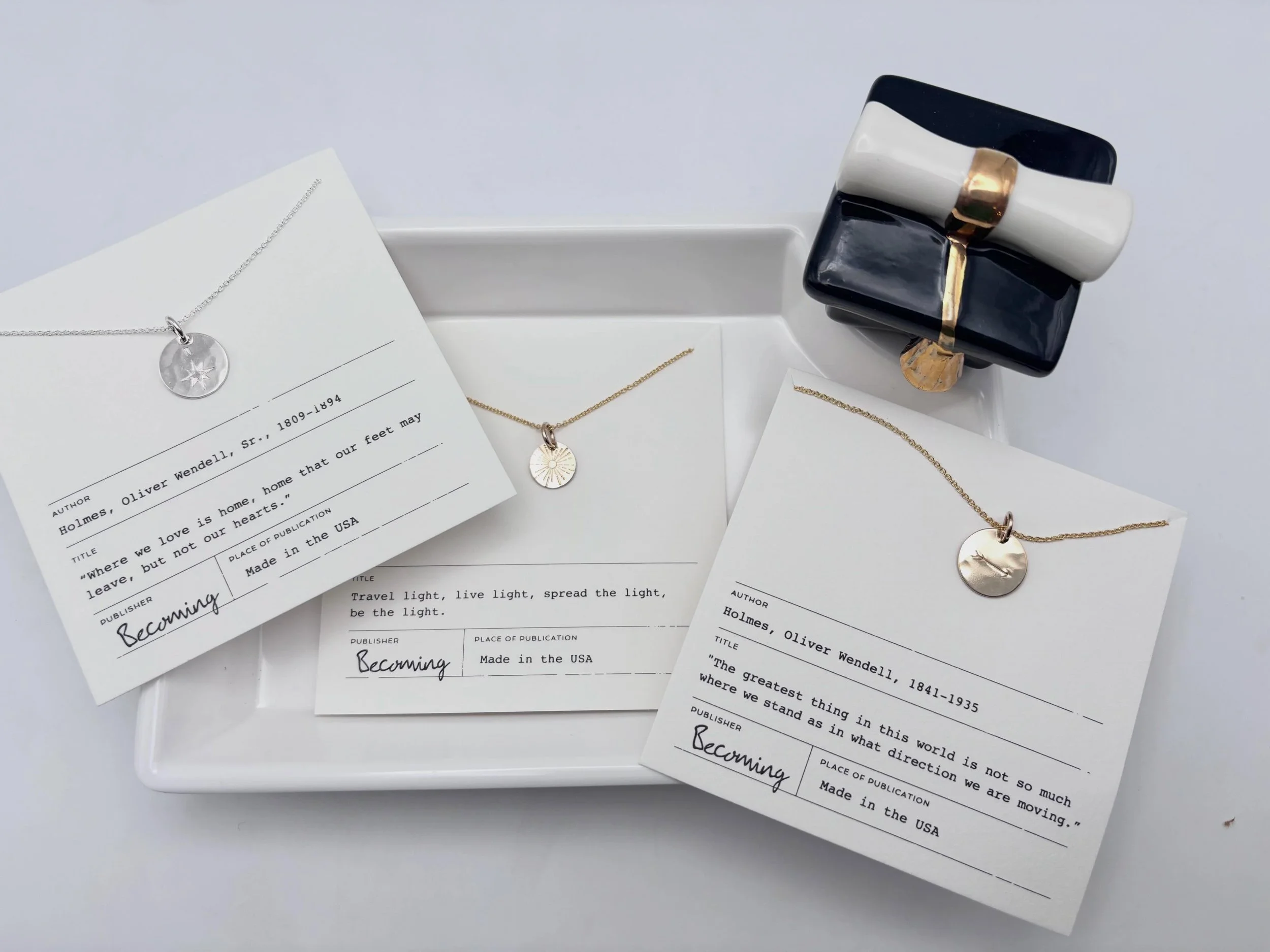 It&rsquo;s graduation time! Sweet messages for special grads🎓 #graduation #gradgift #necklace