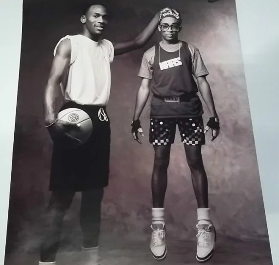 Mars Blackmon and Michael Jordan