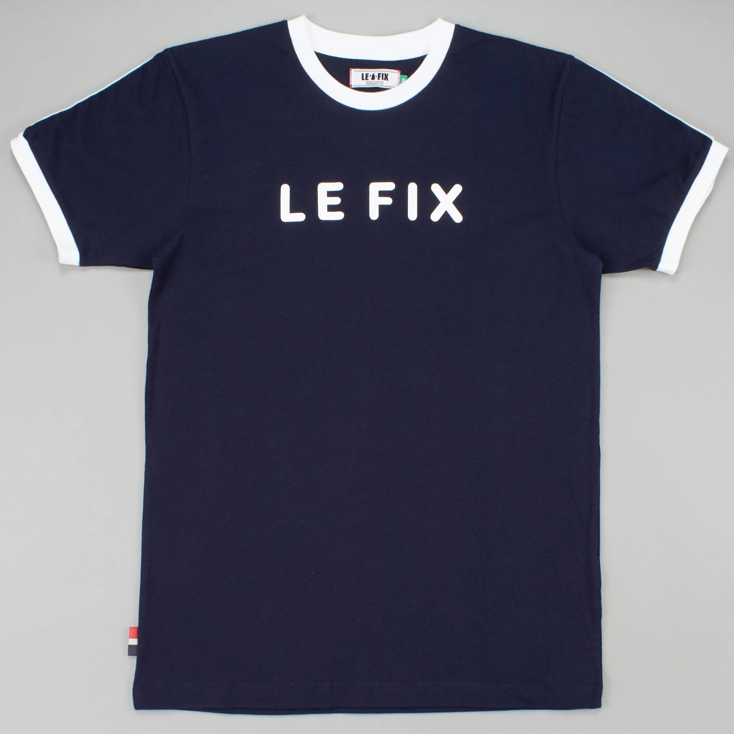 LE FIX T-SHIRT LOGO NAVY 400 DKK