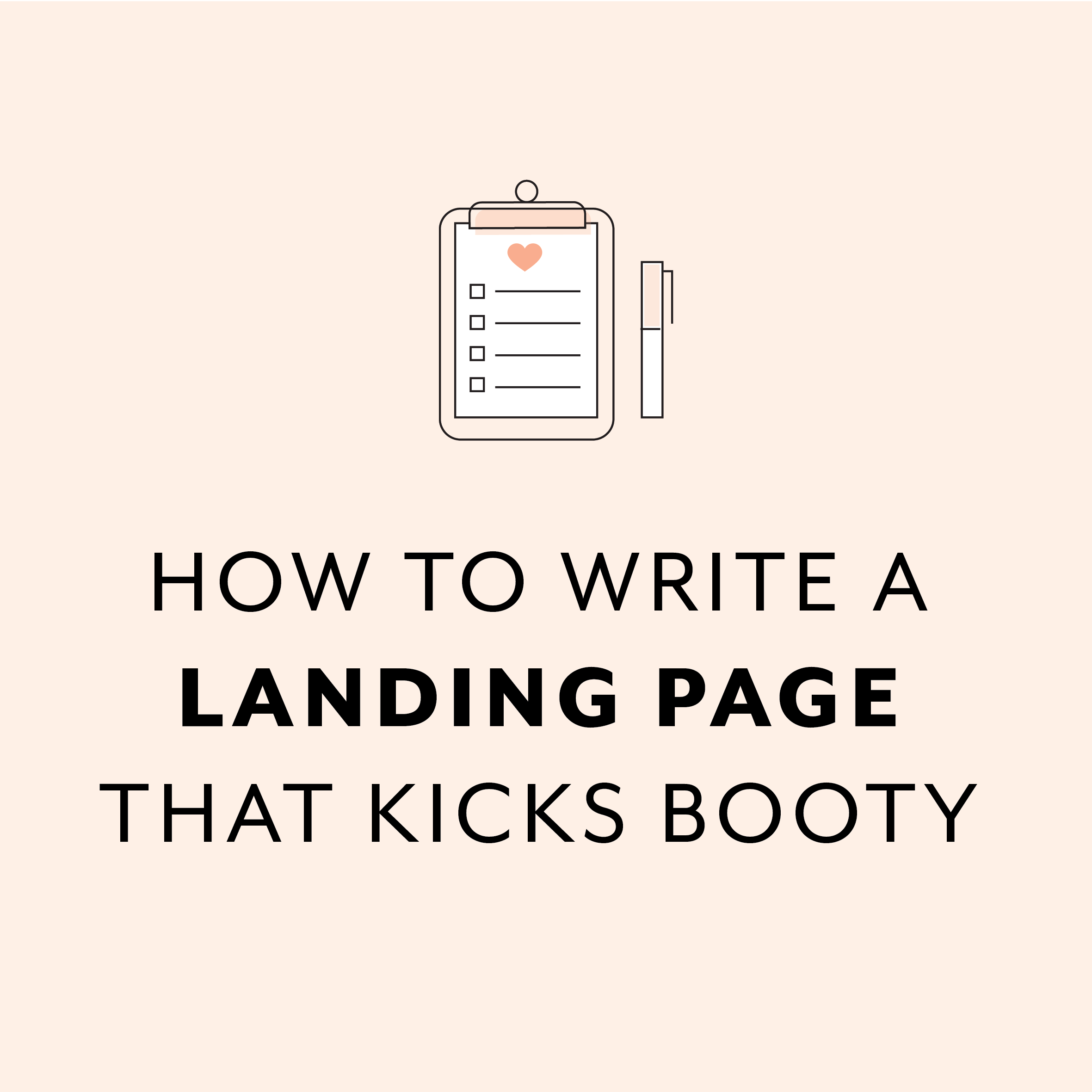 How to Write an Awesome Landing Page