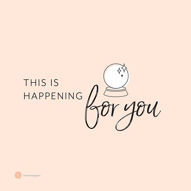 &quot;Why is this happening to me?&quot; Have you ever asked this question?
✨
Man, I know I have, SO MANY times! and tbh, sometimes I still do. 🙈
✨
But those setbacks and failures aren't happening to you... they're happening FOR you, in some way, sh