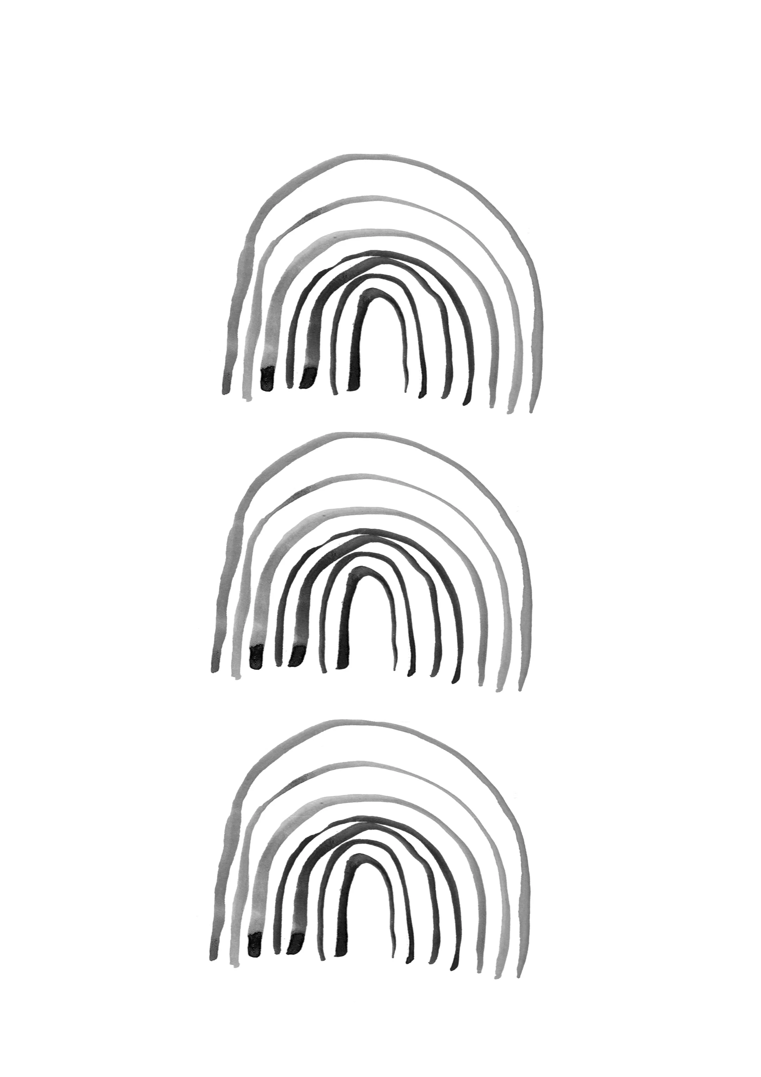 Monochromatic Triple Rainbow