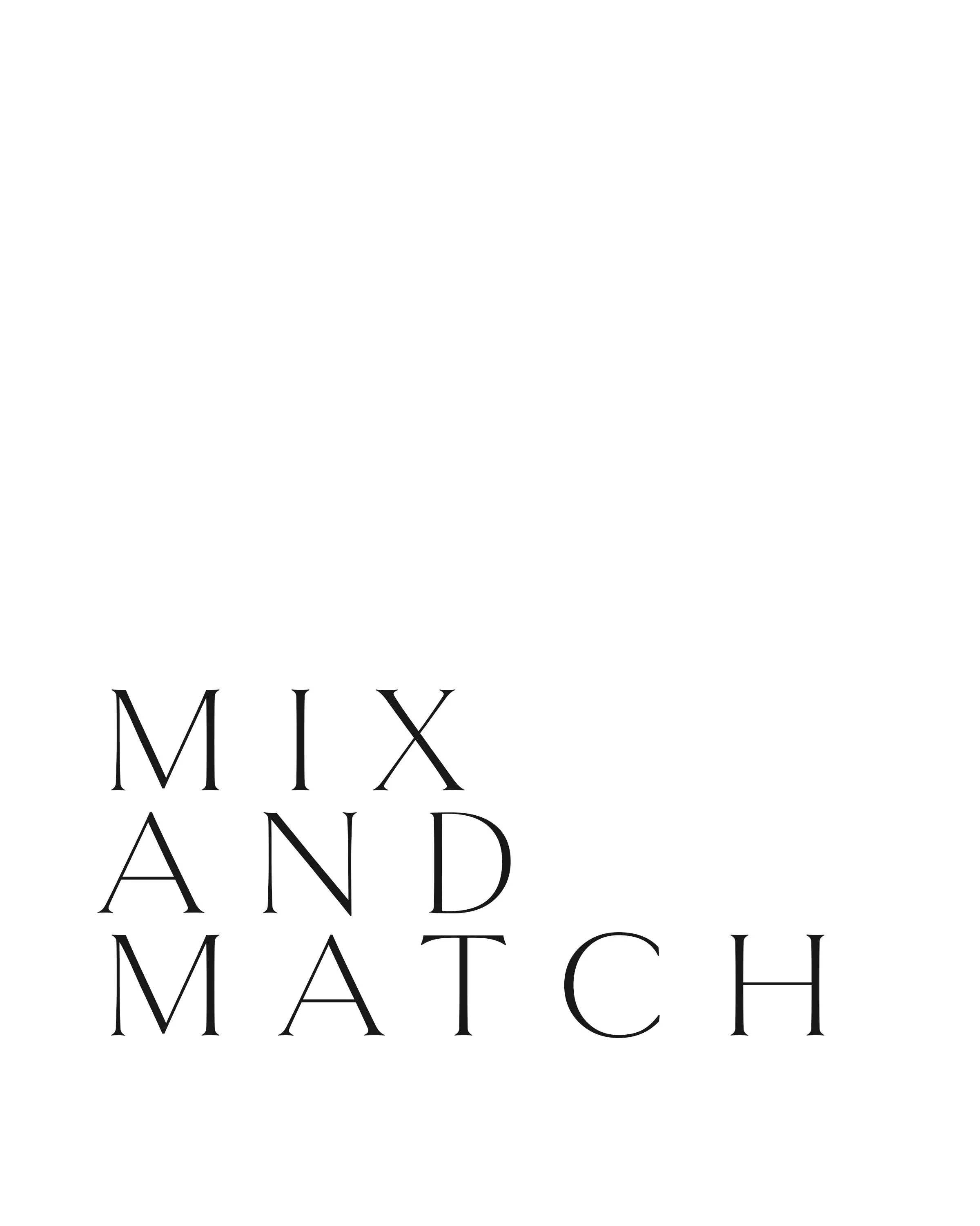 mix and match four
