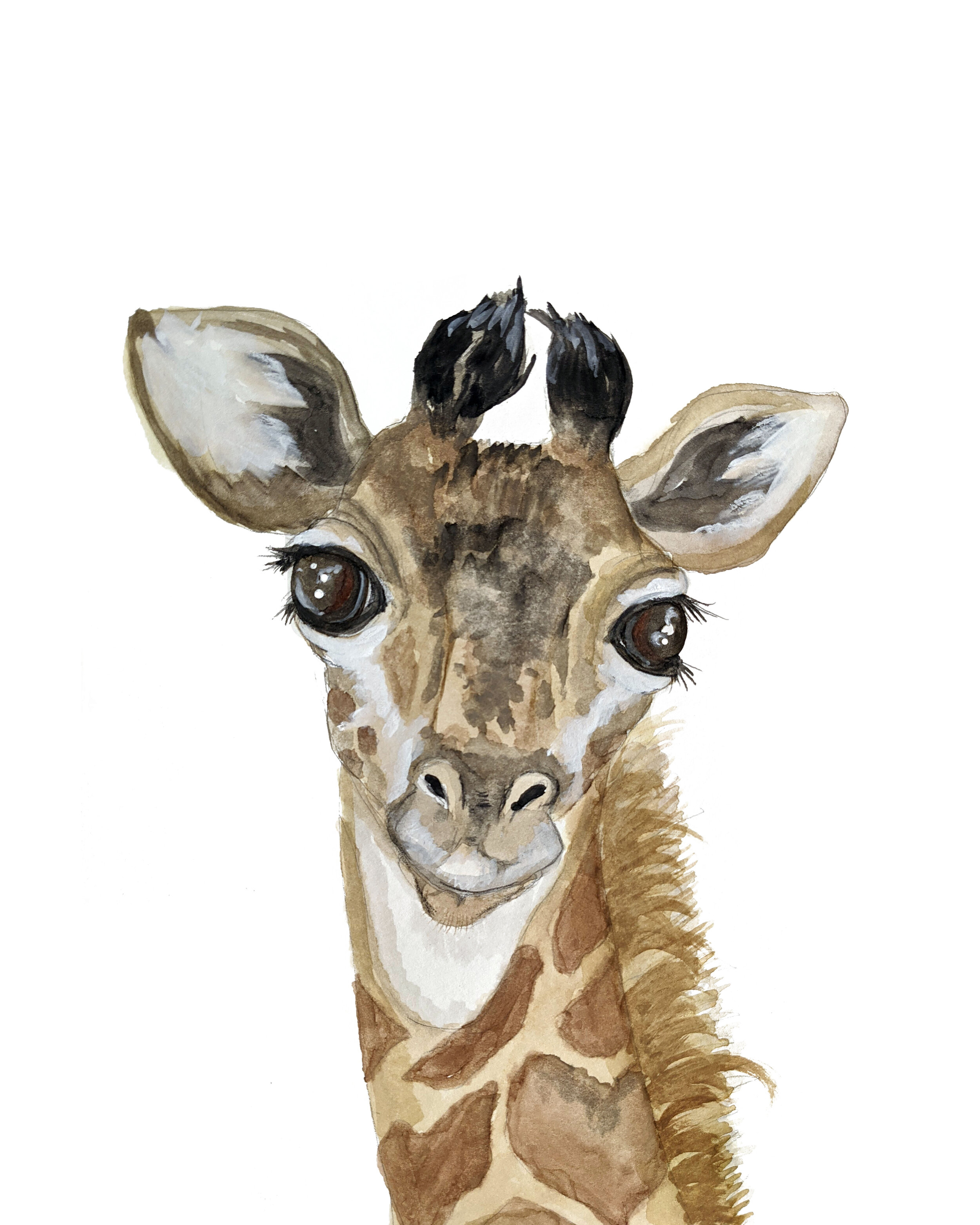 Baby giraffe w/ or w/o flower crown