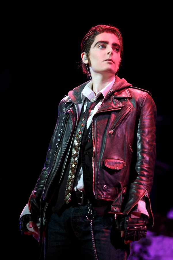 Hannah Corneau in "Hedwig and the Angry Inch". Photo by Joan Marcus.