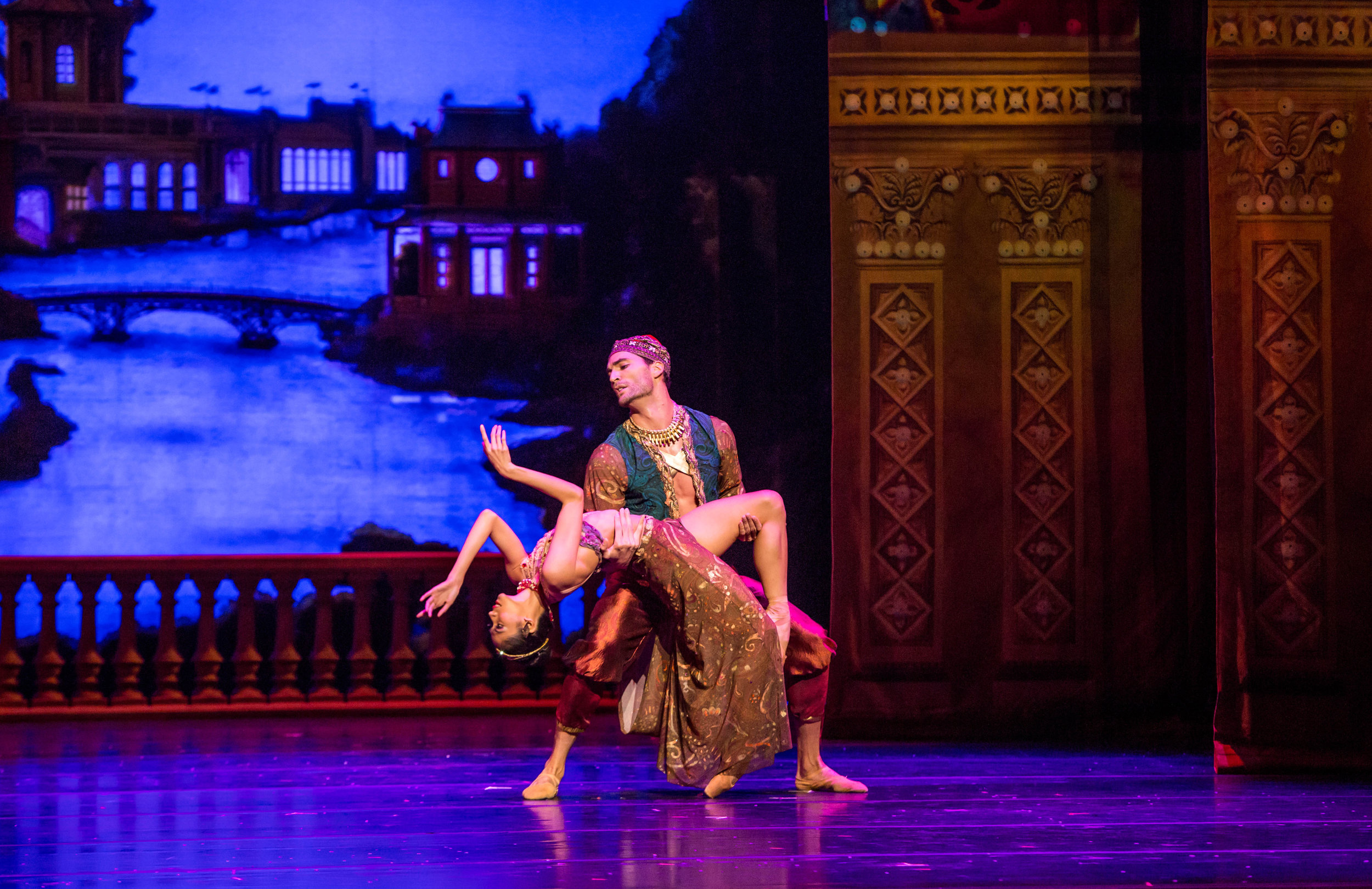 Christine Rocas and Fabrice Calmels in The Nutcracker. Photo by Cheryl Mann