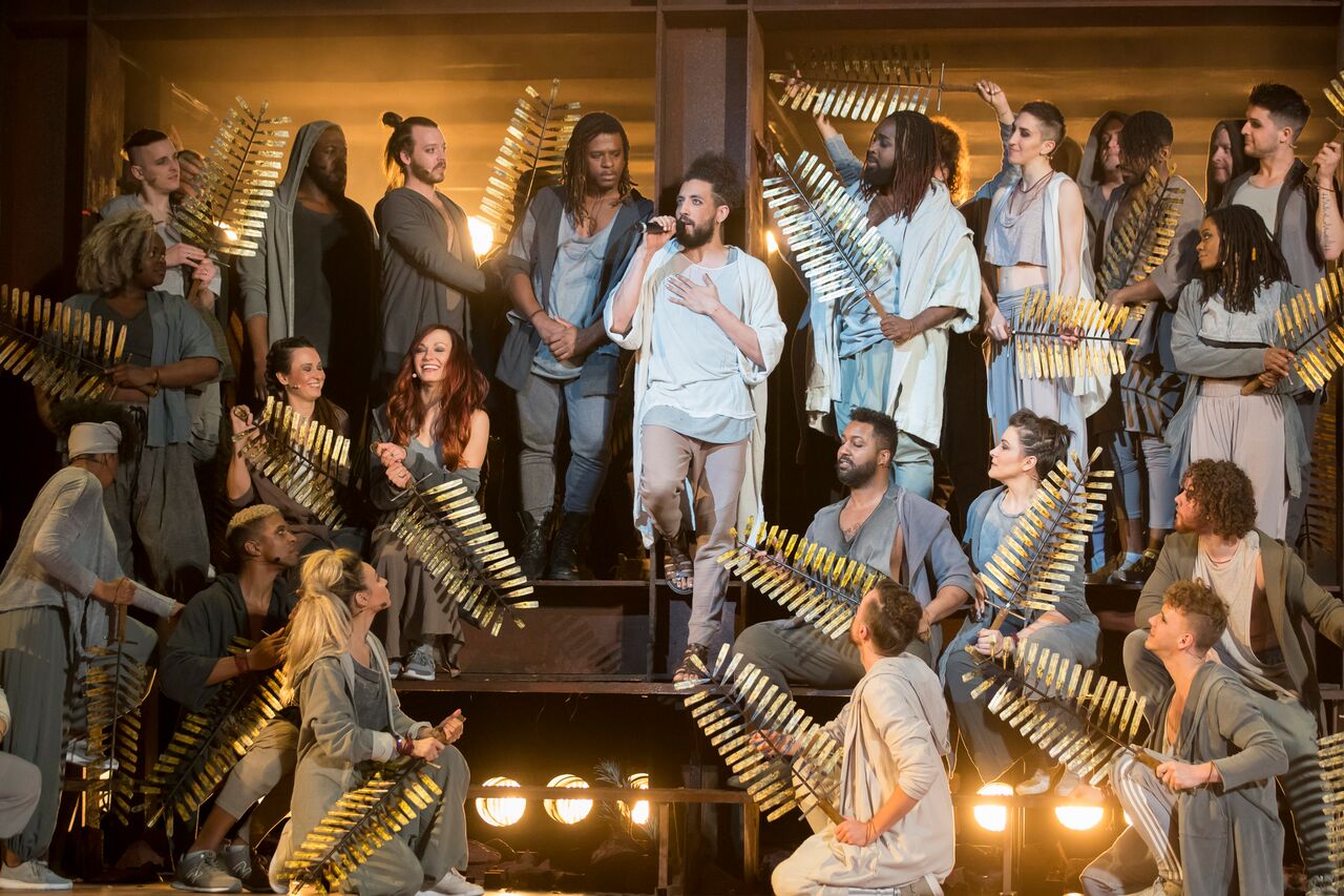 Jesus Christ Superstar at Lyric Opera. Photo by Todd Rosenberg.