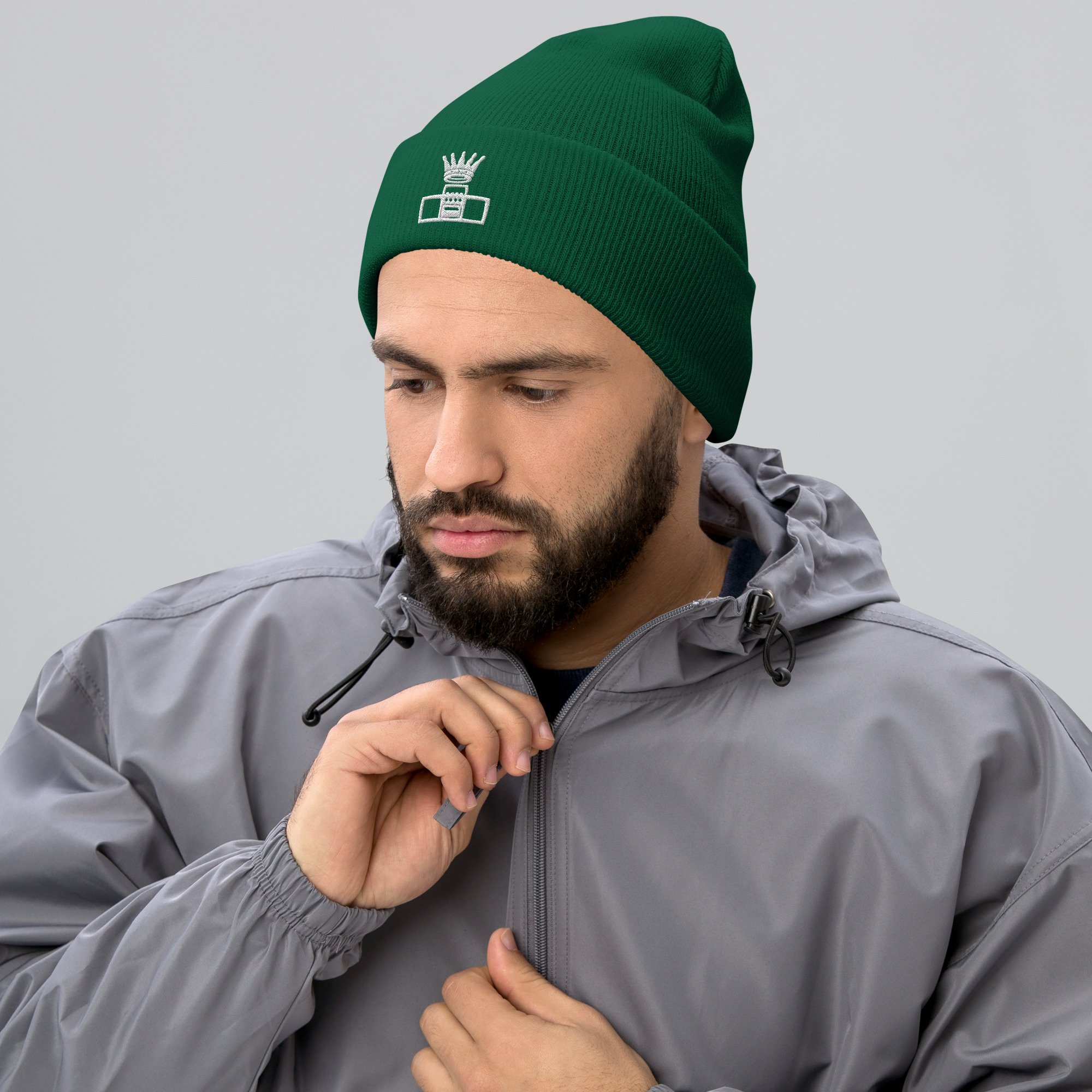 cuffed-beanie-spruce-front-6392684e256f5.jpg