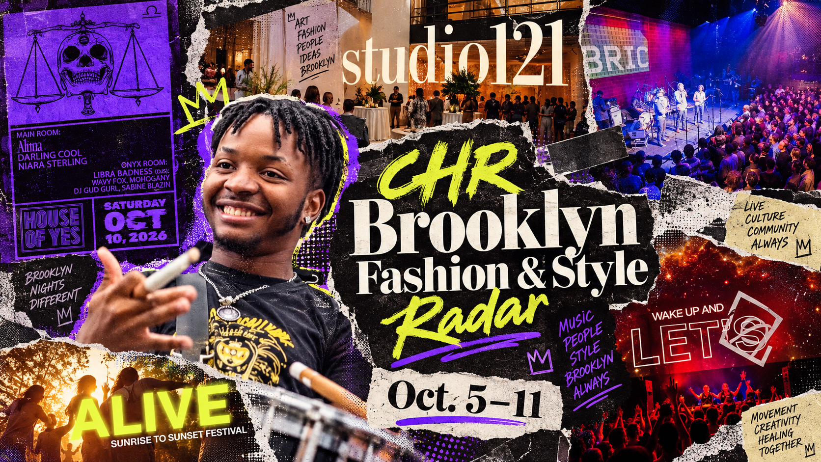 CHR Brooklyn Fashion &amp; Style Radar: Daybreaker, House, Art + Independent Design | Oct. 5–11