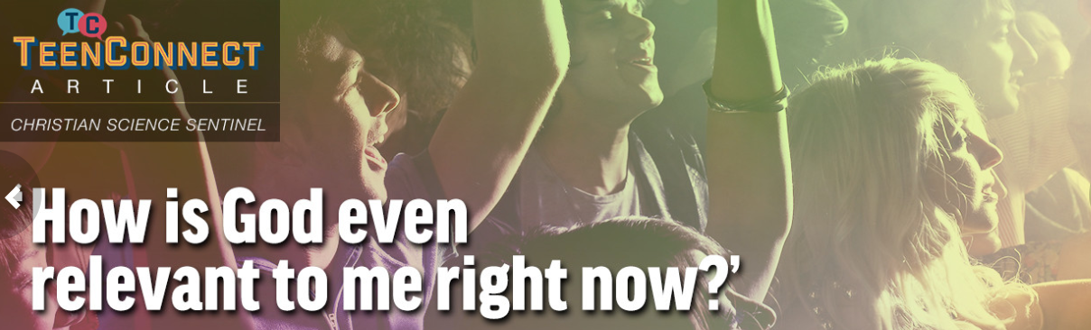 ‘How is God even relevant to me right now?’