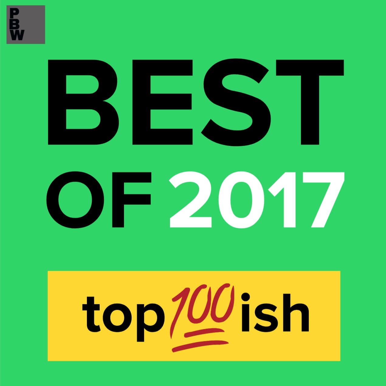 Best of 2017 Top 100ish Playlists By Wax