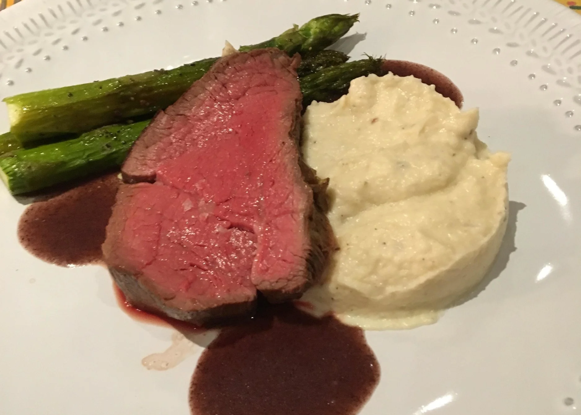 Filet in Red Wine Demi Glace