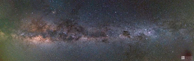 Composite of 10 stitched images Milky Way Galaxy by Amit Ashok Campbell