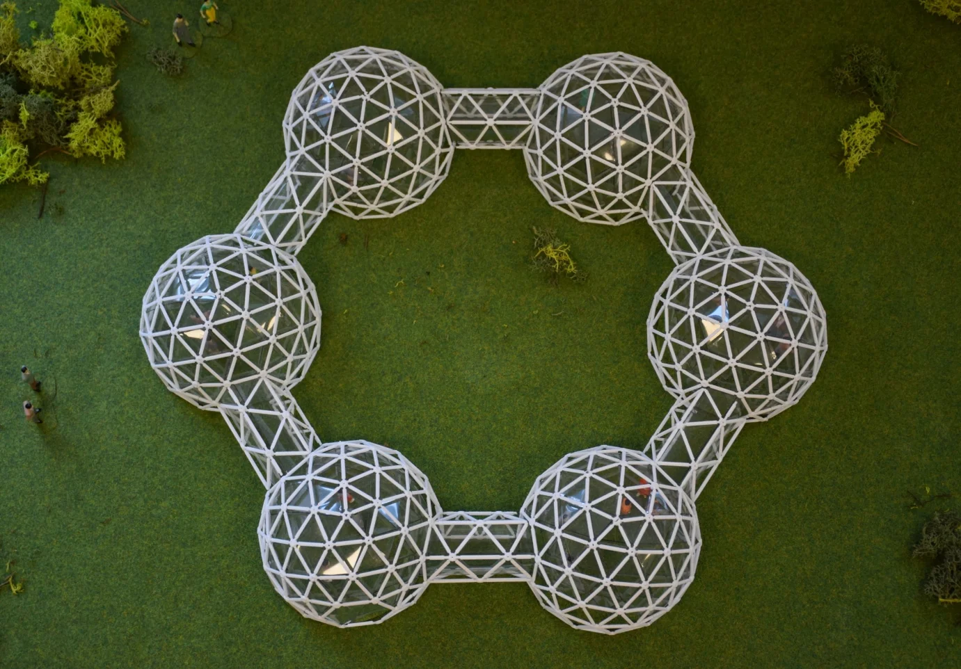 Pollution Pods Model shown at Omstilt 2017 