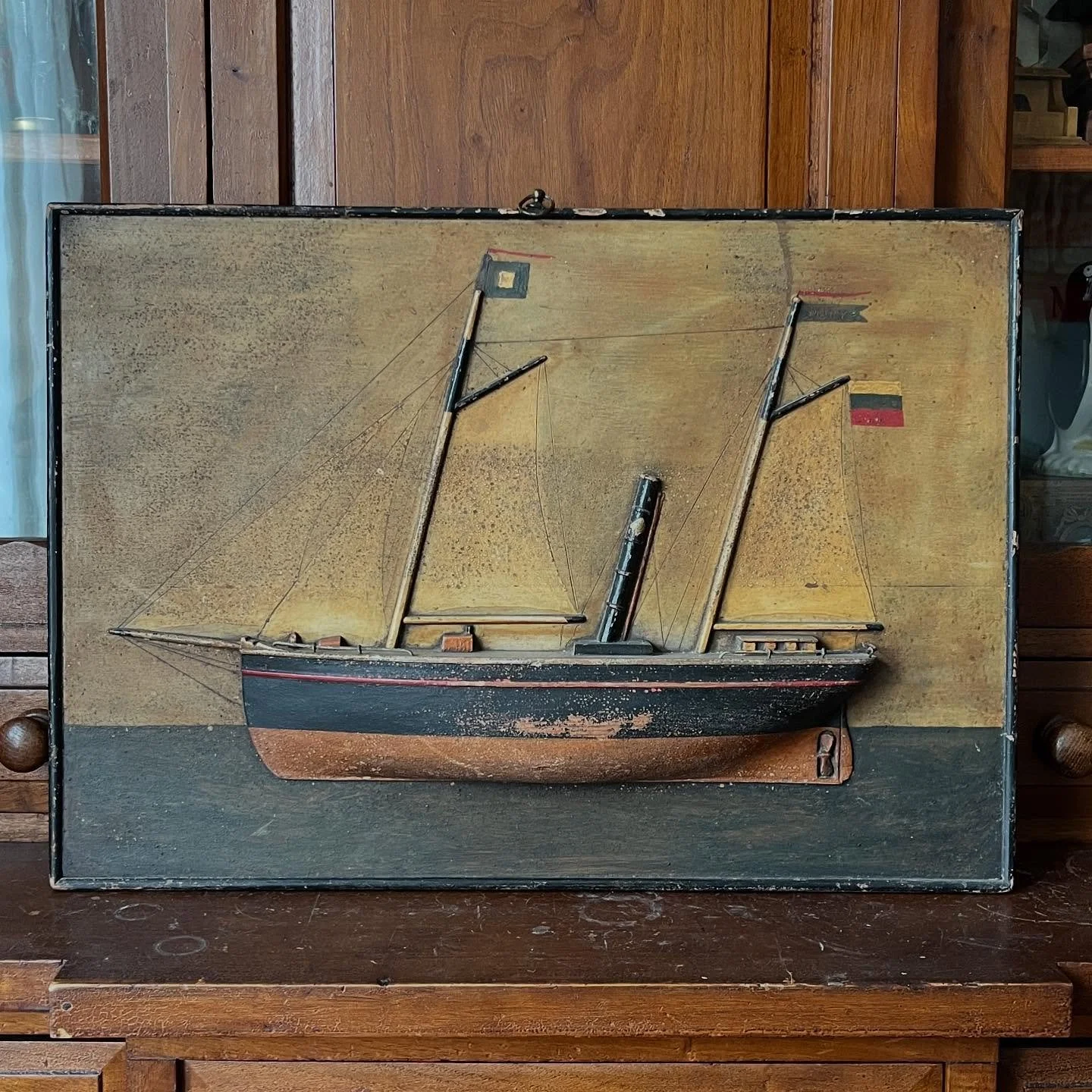 Ahoy there Captain!

I&rsquo;m busy preparing some items for @paxtonhouseantiquesfair which is being held 9th-11th May. 

This is one piece which may or may not make it there because I love it!! 

Do come along, say hello and see what&rsquo;s on offe