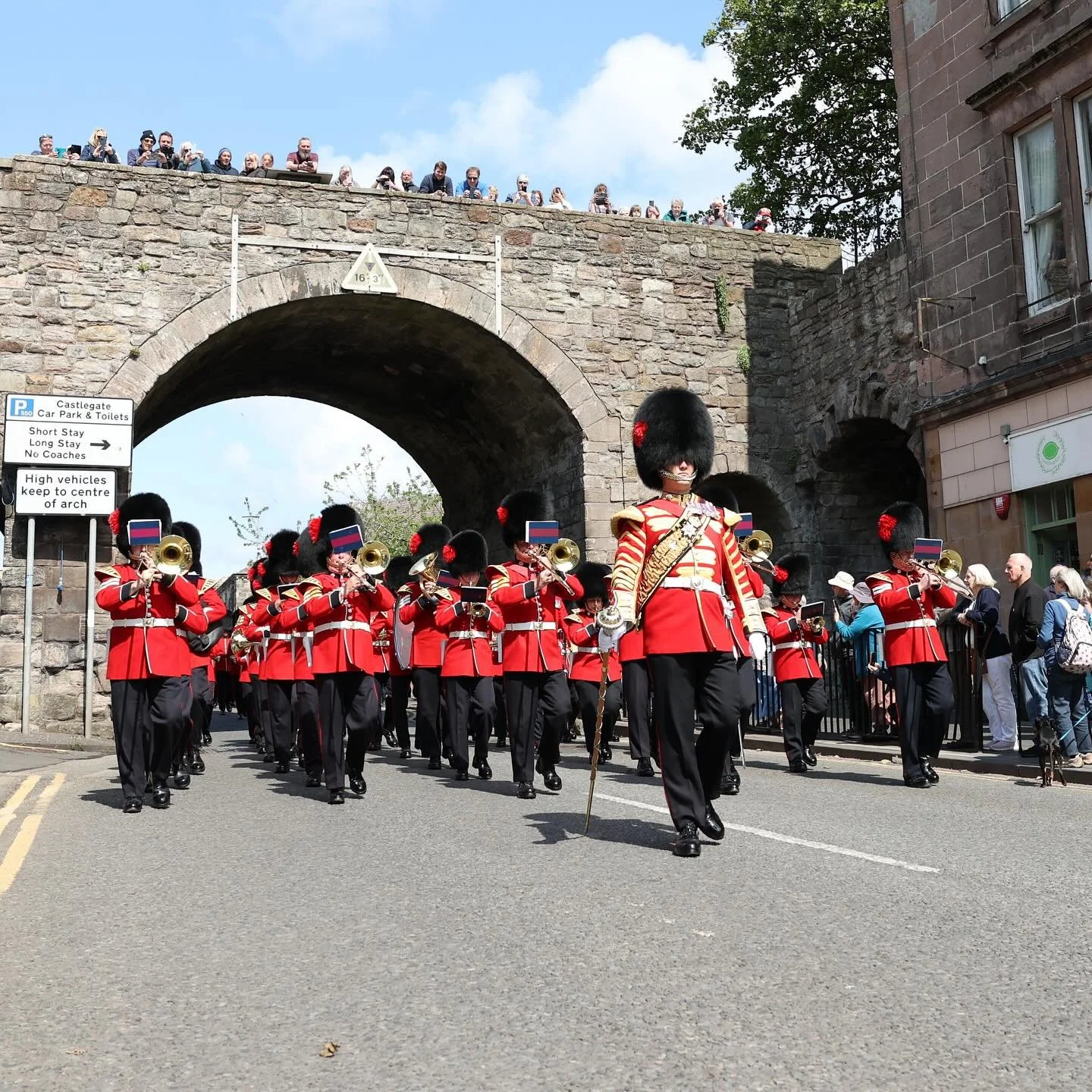 A visit by the Coldstream Guards.
10th June 2025

Despite their name, the Regiment were formed in Berwick-upon-Tweed in 1650 as Monck&rsquo;s Regiment of Foot, making them the oldest in the British Army. 

Yesterday they visited Berwick to exercise t