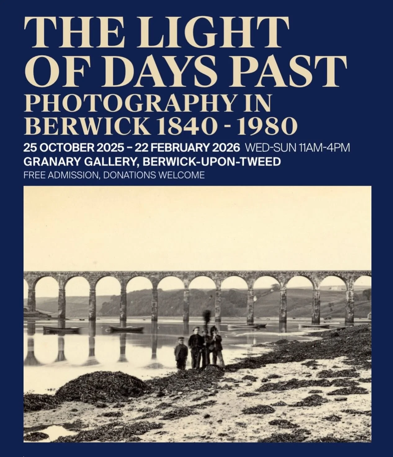 It&rsquo;s almost time!!

Only 2 weeks until my exhibition, &lsquo;Light of Days Past&rsquo; opens @maltingsvisualarts Granary Gallery in Berwick! 

The thought of an exhibition exploring the story of photography in England&rsquo;s most northern town