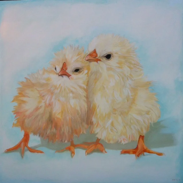 Chicklets     48"x 48"   Acrylic on canvas