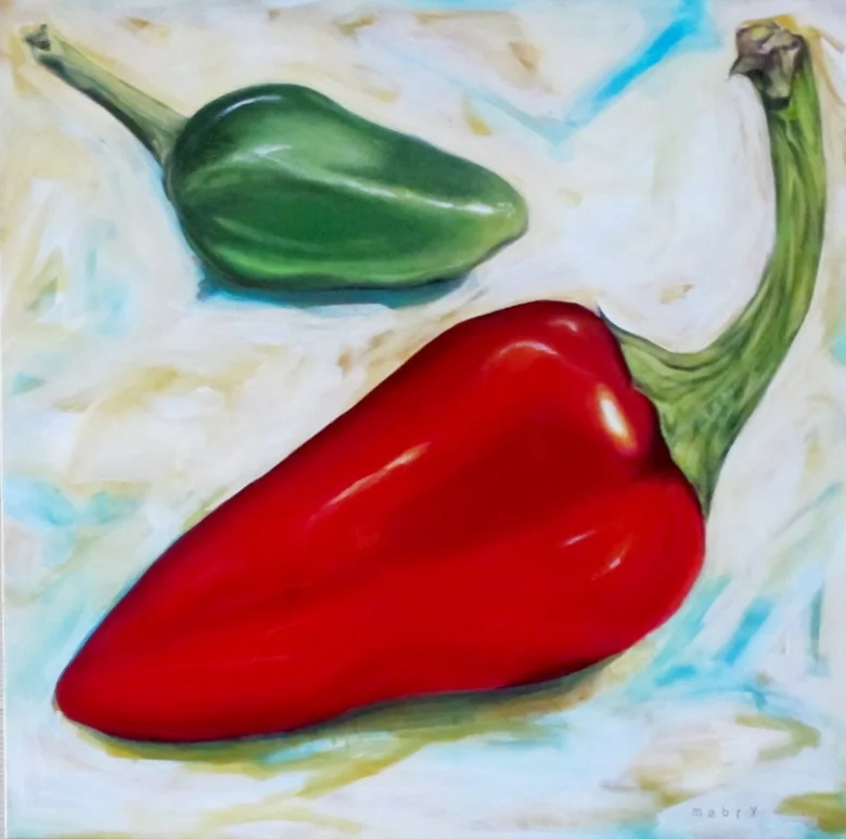 Caliente 24" x 24" Acrylic on canvas