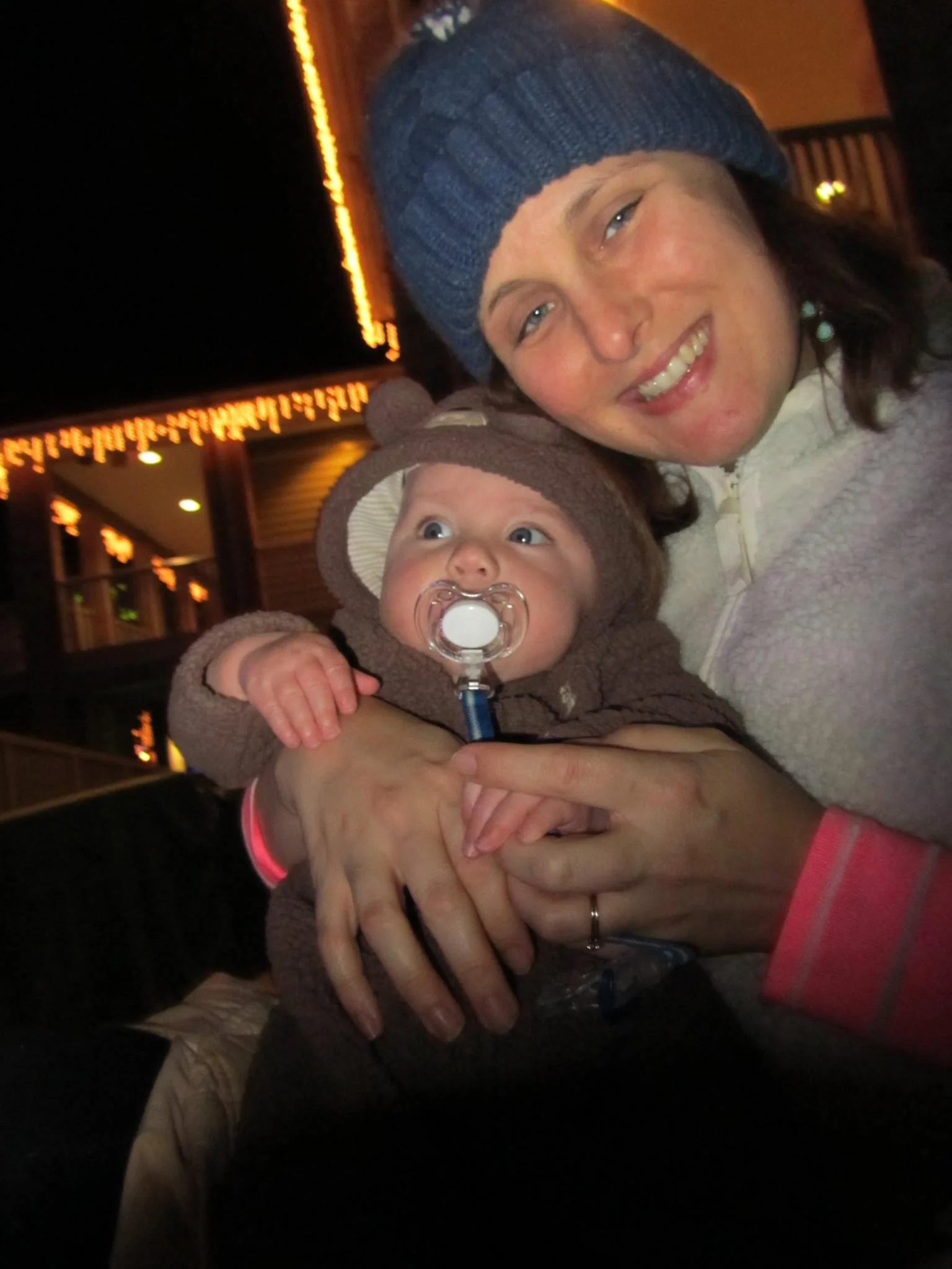 Amber and her son Evan in December 2014