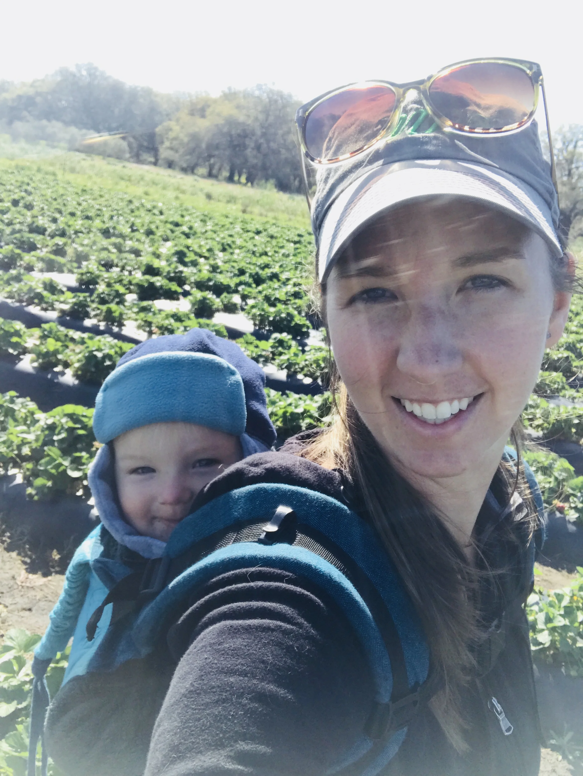 Amber, with her youngest son, in a recent photo.