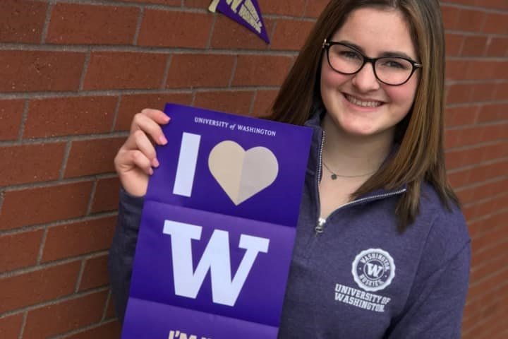 Hanna after being accepted to—and choosing to attend—University of Washington.