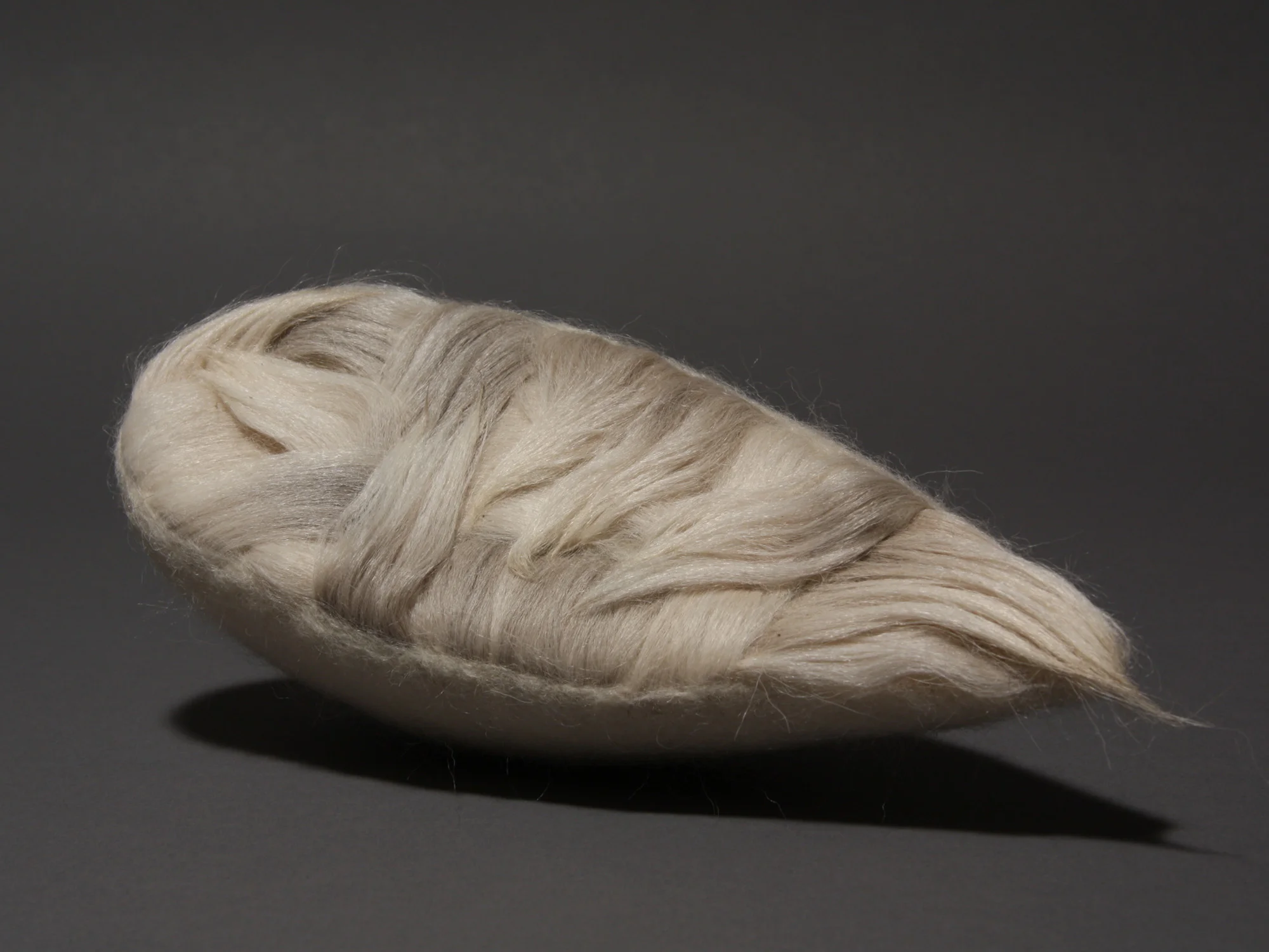 Avicular #9 , wool and hair 3.75" x 4.5" x 9.75" 2009
