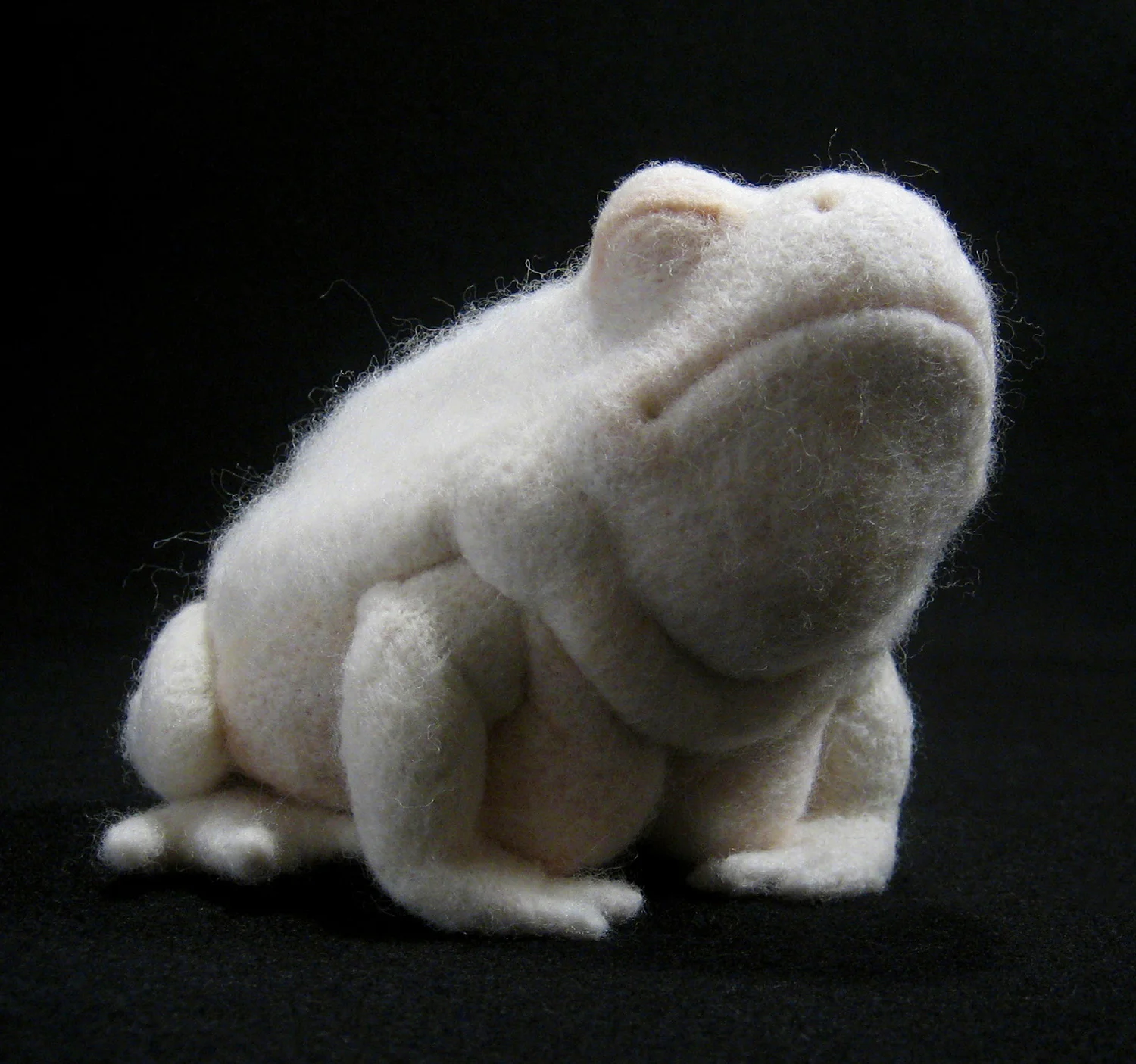 Mammalian , wool, 5.5" x 5" x 4", 2007.