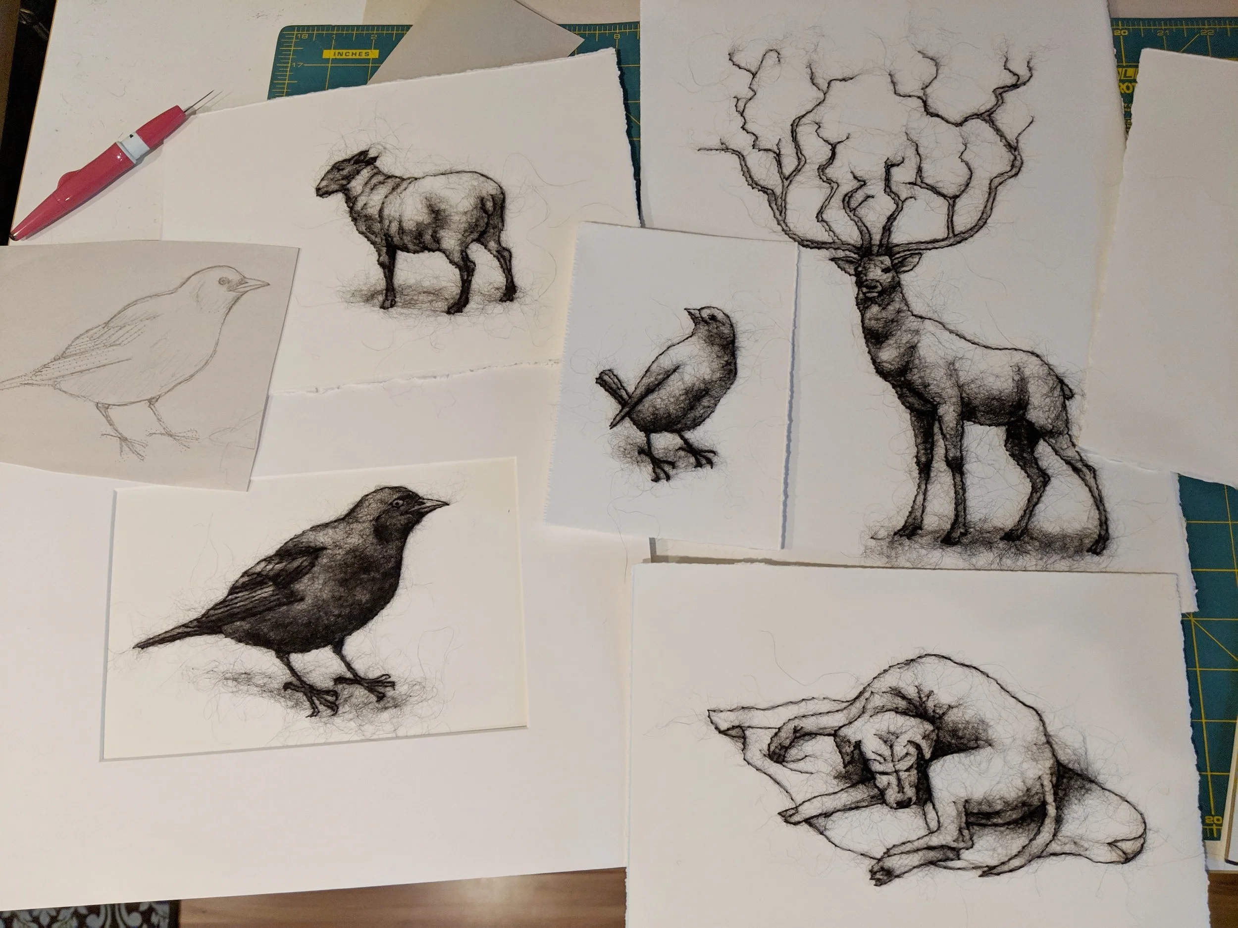 Stephanie Metz Wool drawings.jpg