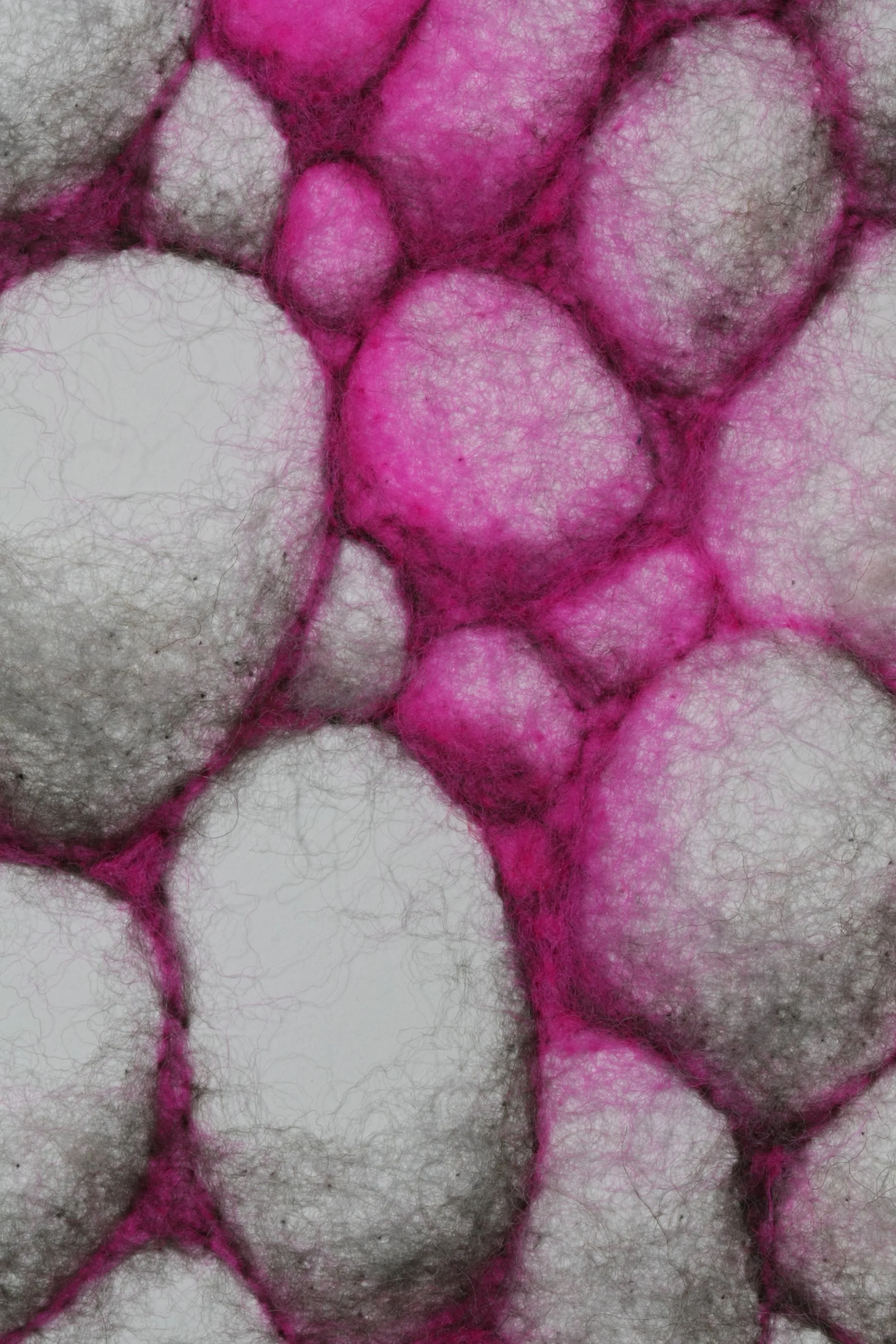 Voluptuary Portraint, wool through paper, 22 x 15 x .25 inches, 2025
