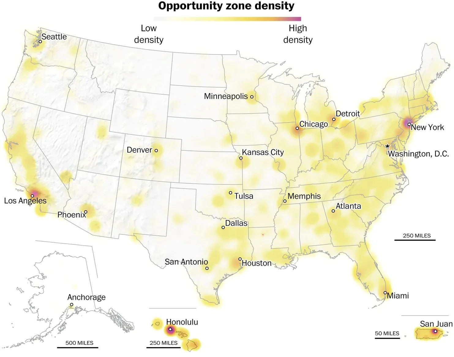 The designated Opportunity Zones across the 50 states and D.C. have an average poverty rate of nearly 31 percent, well above the 20 percent eligibility threshold and nearly four points higher than the average across all lower income communities.