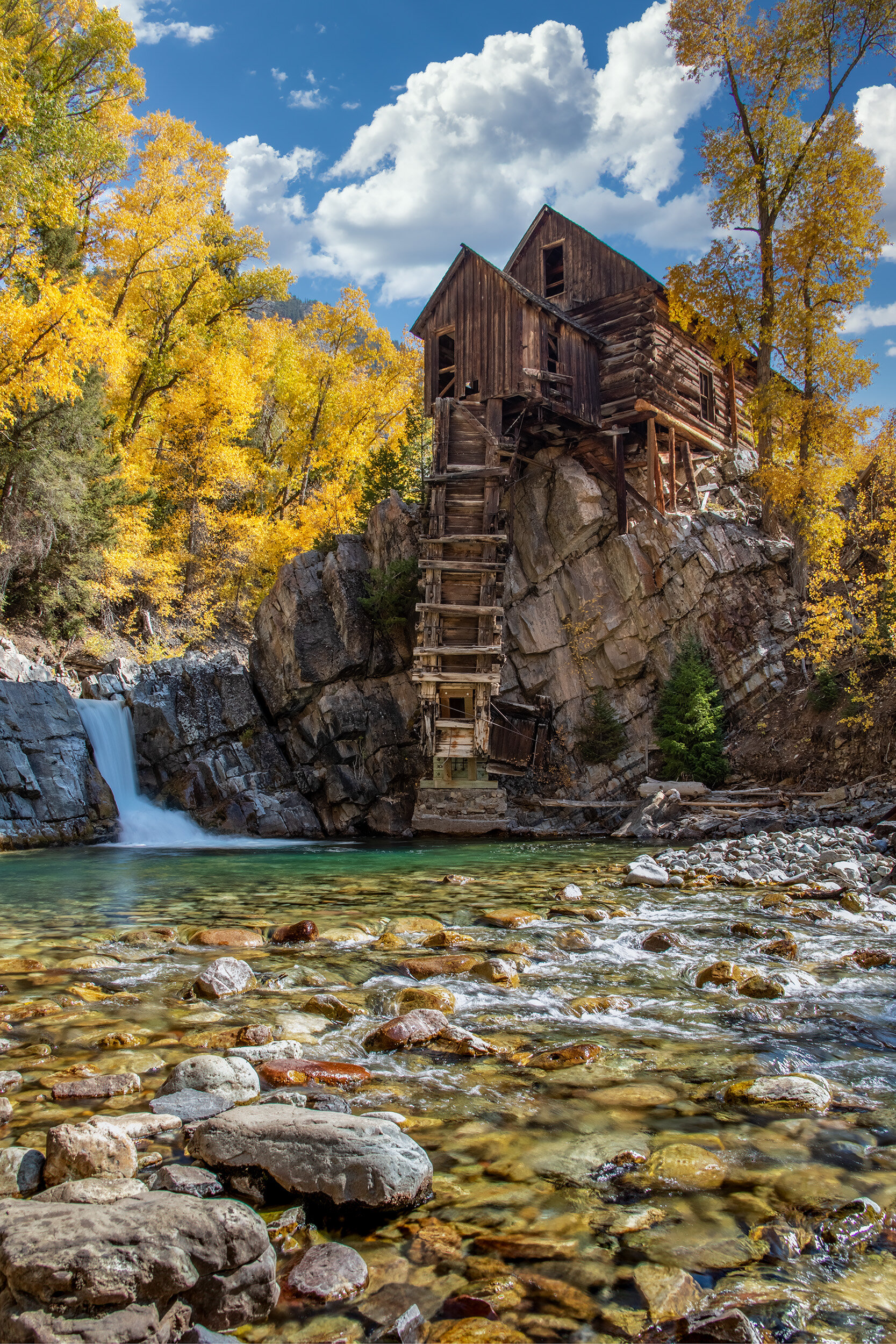 Crystal Mill on the river