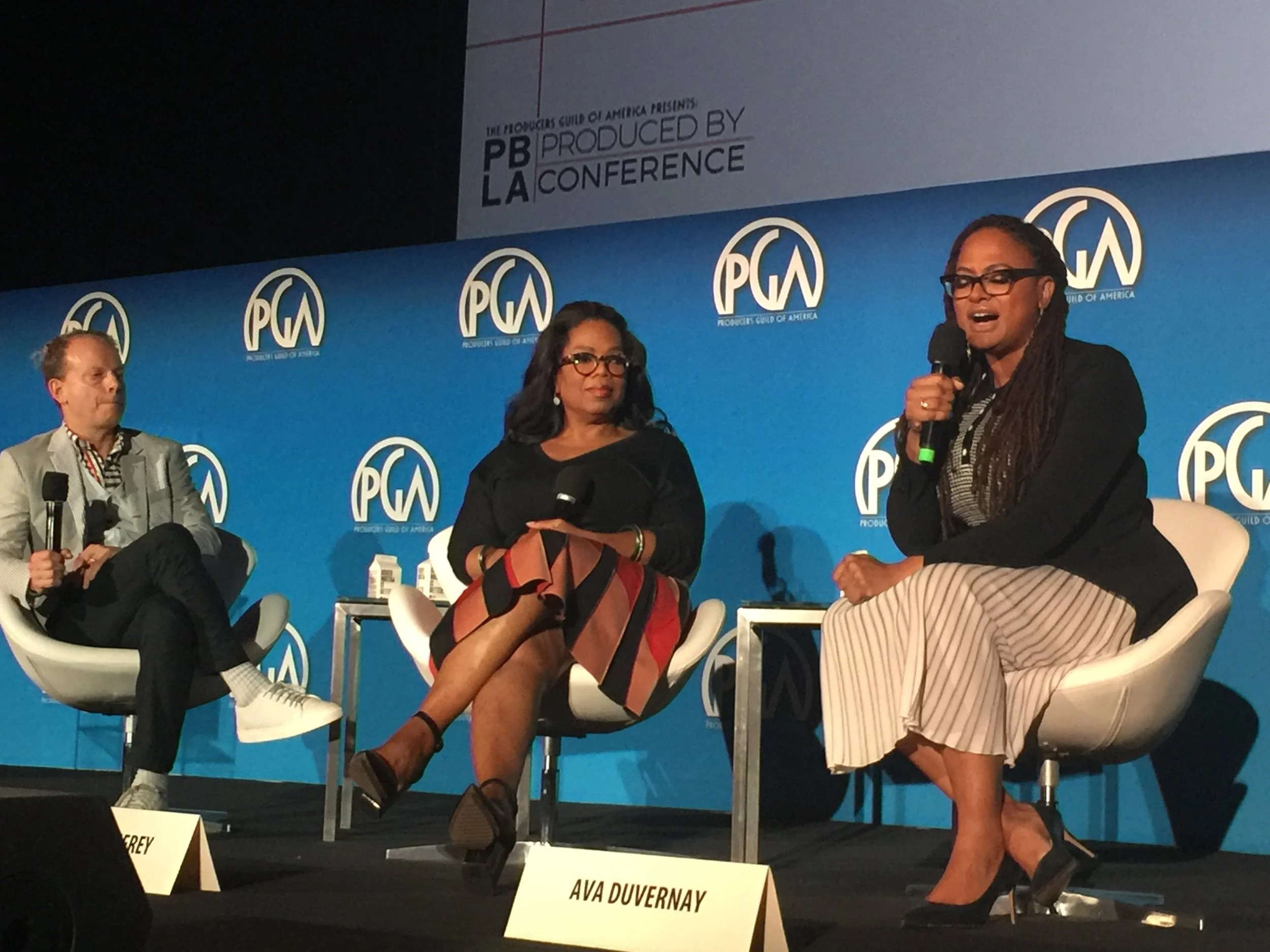 Ava and Oprah giving tips about producing qualit content