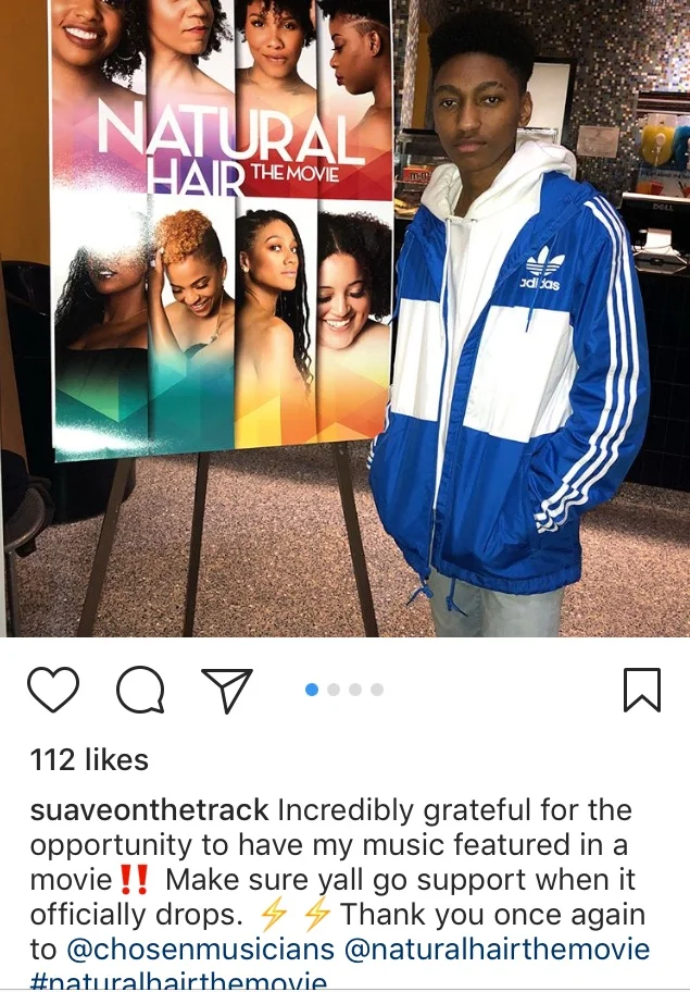 Suave on the track Natural Hair The Movie.jpg