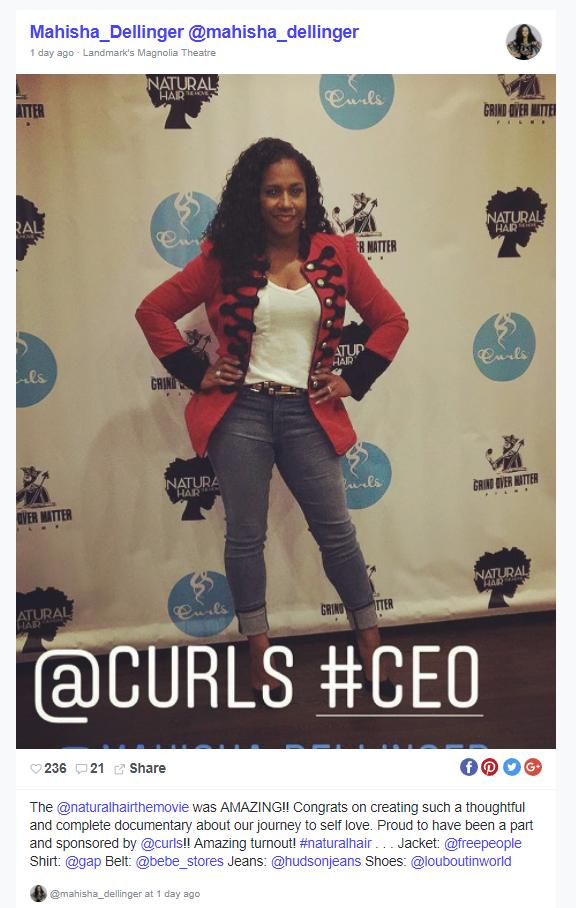 Mahisha Dellinger natural hair the movie curls.PNG