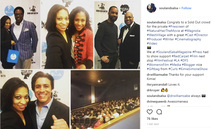 Kim wilcott Harris soul and salsa natural hair the movie.PNG