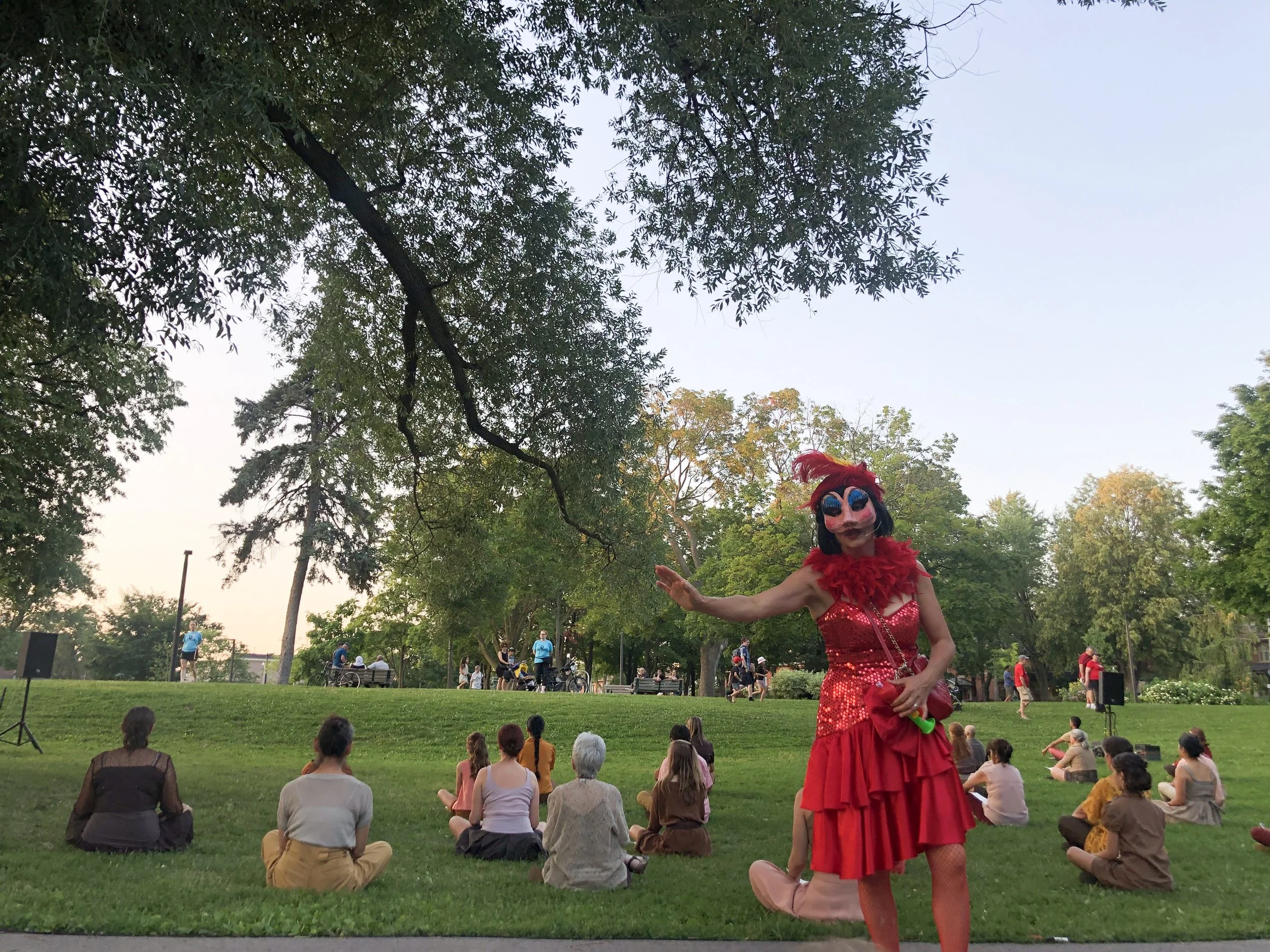 Dusk Dances: Moving Parts that makes you think about community and movement