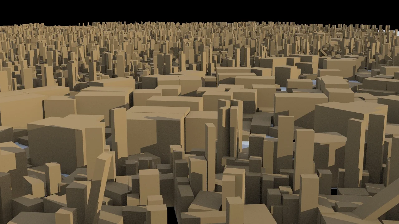 Bounding Box Layout of the buildings