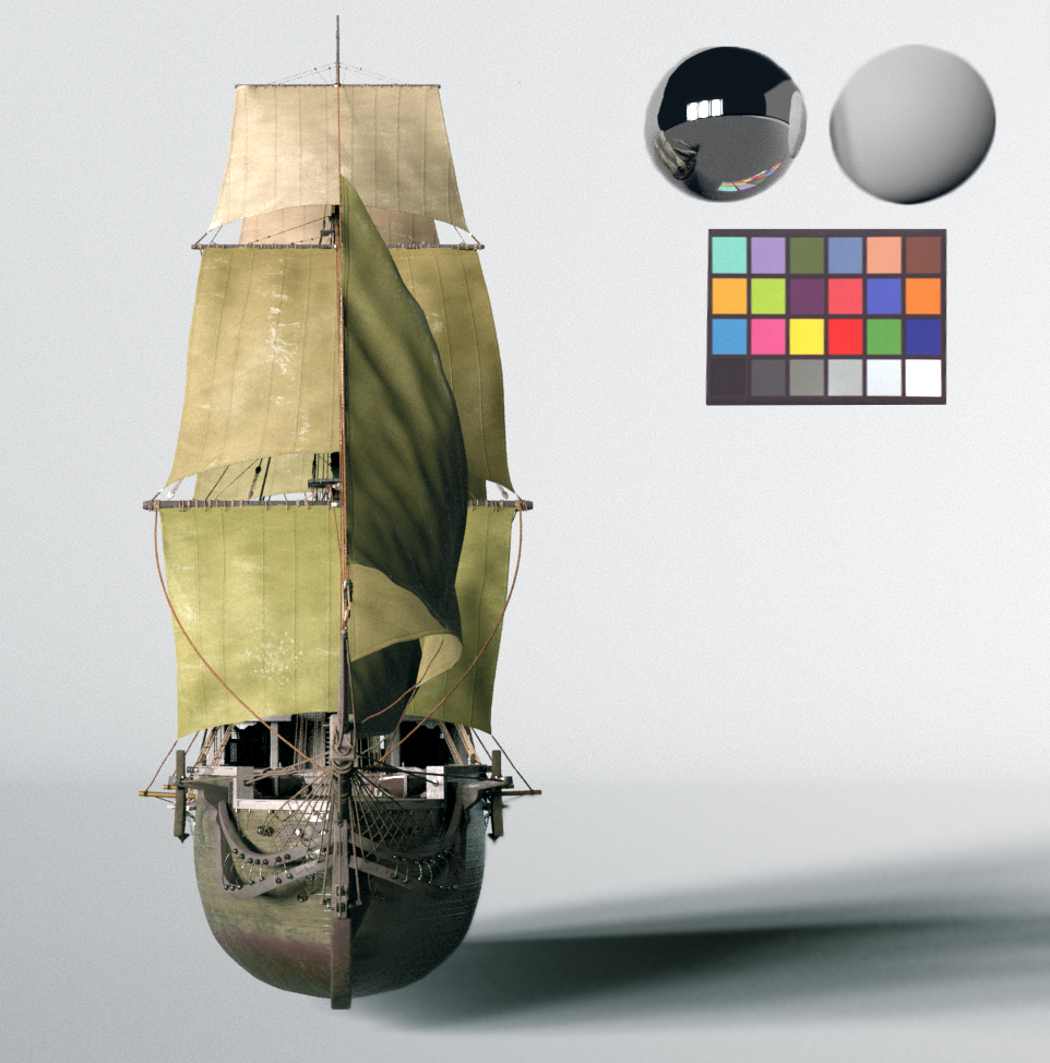 Houdini Pirate Ship Model by David Pressler