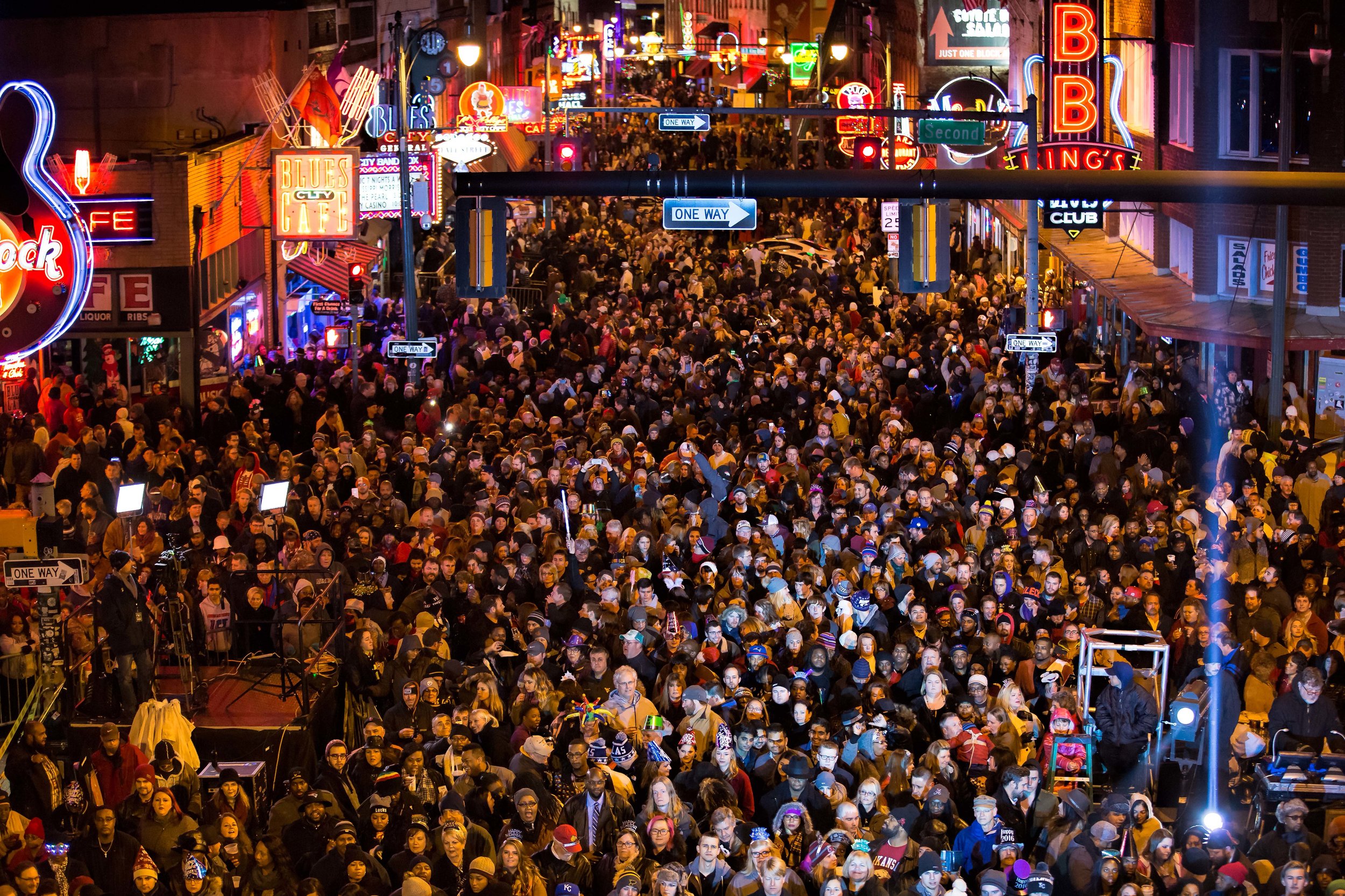 New Years Eve on Beale — Beale Street