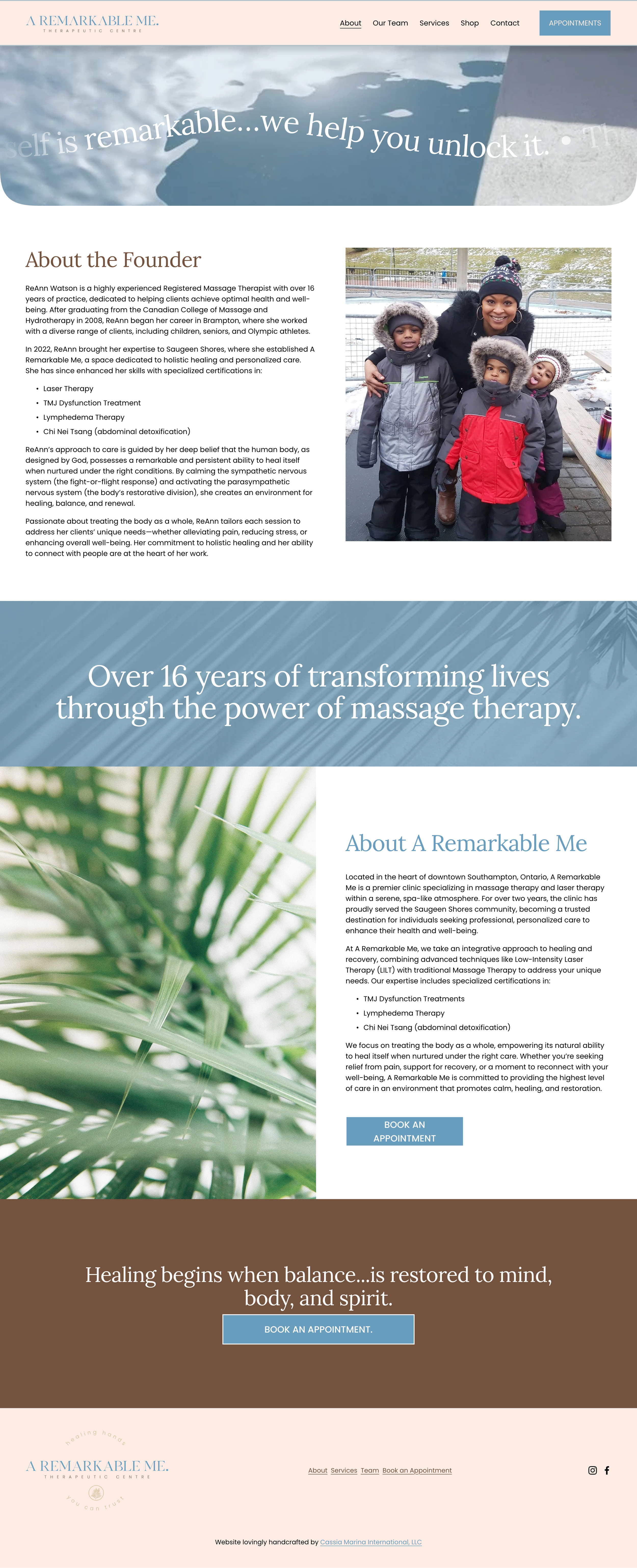 Wellness Website Design Case Study