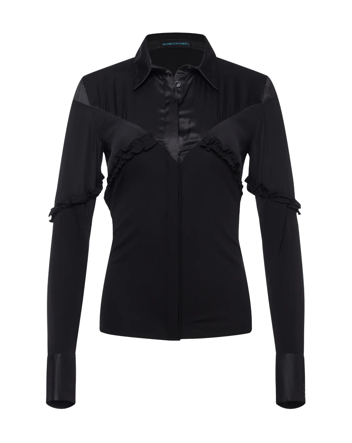 WASHINGTON ROBERTS ZOID BLOUSE BLACK
