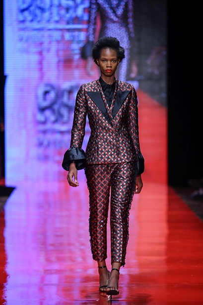 WASHINGTON ROBERTS ZOID BLOUSE BLACK - ARISE FASHION WEEK LAGOS